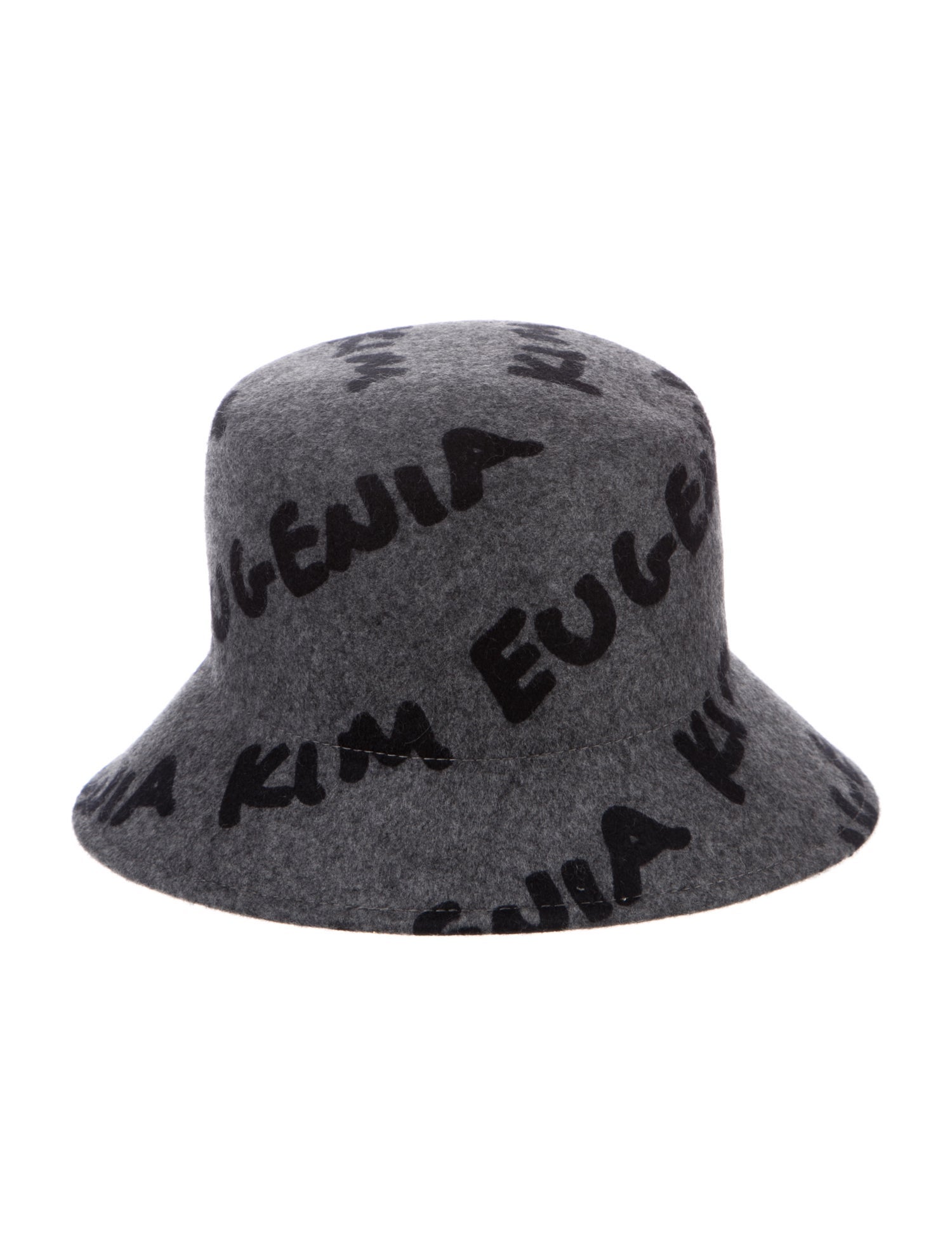 Eugenia Kim Wool Logo Bucket Hat.