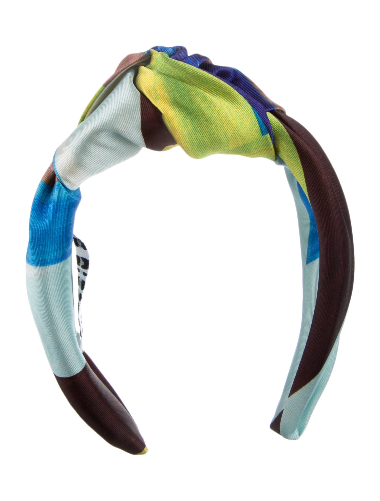 Eugenia Kim Pattern Print Silk Hairband w/Tags