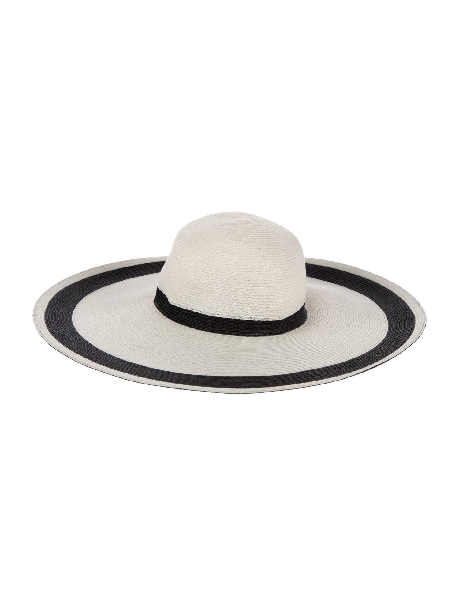 Eugenia Kim Pattern Print Hemp Blend Wide Brim Sun Hat w/Tags