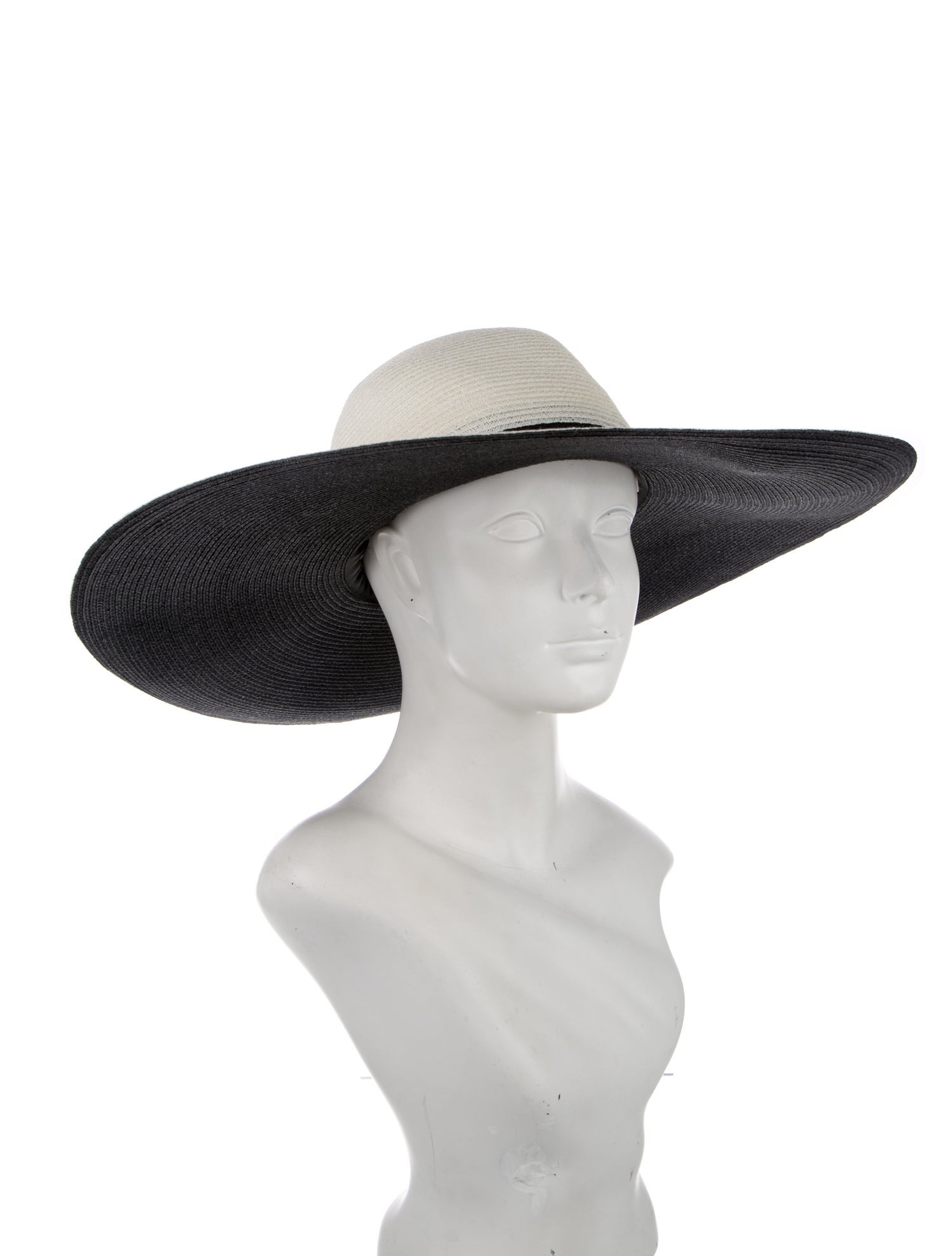 Eugenia Kim Pattern Print Hemp Blend Wide Brim Sun Hat w/Tags