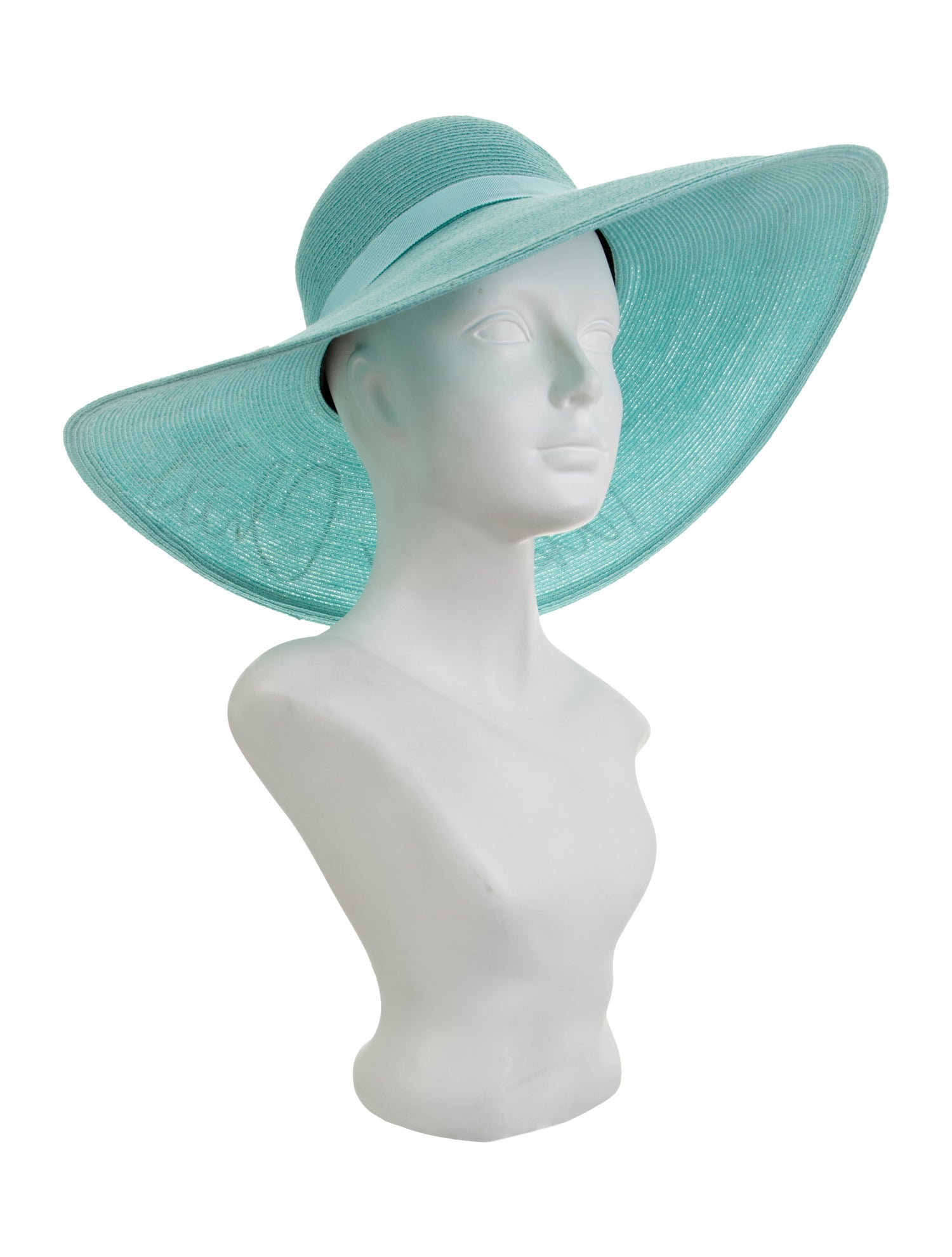 Eugenia Kim Aqua Straw Sun Hat w/Tags