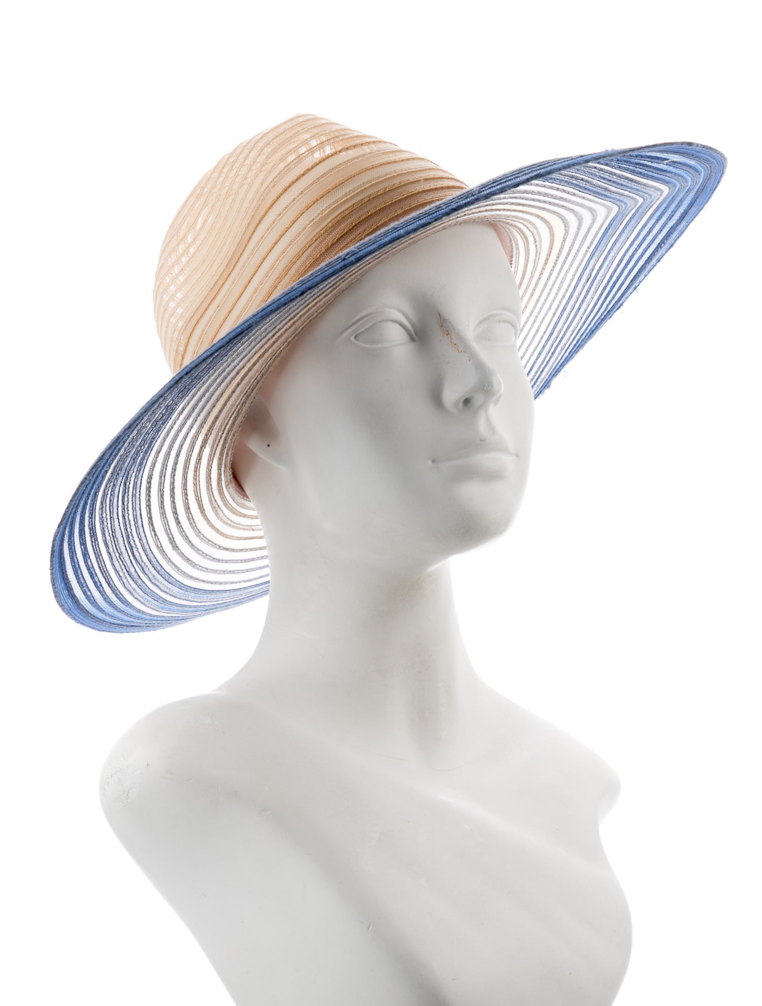 Eugenia Kim Sheer , Blue And Neutral Fedora