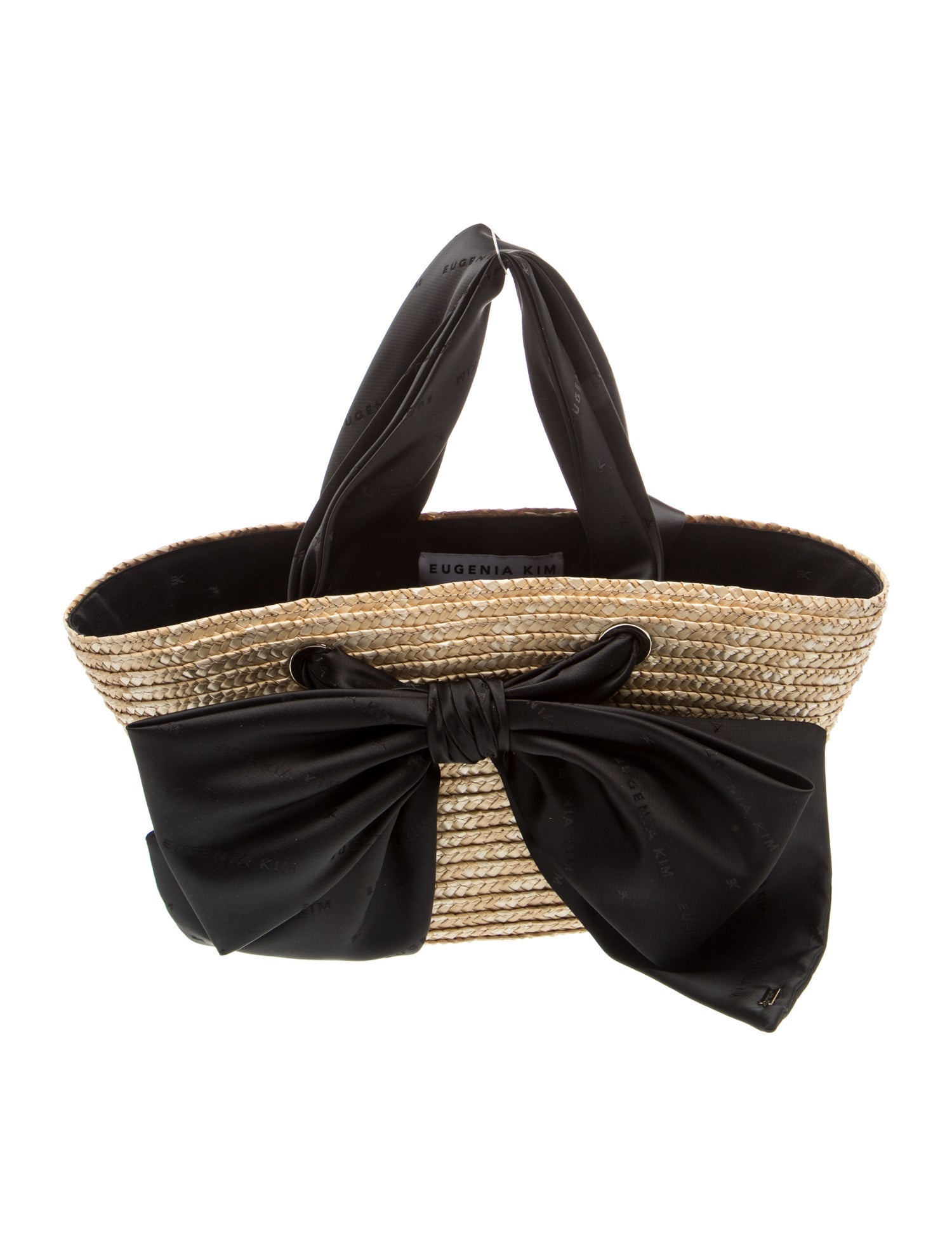 Eugenia Kim Raffia Top Handle Bag