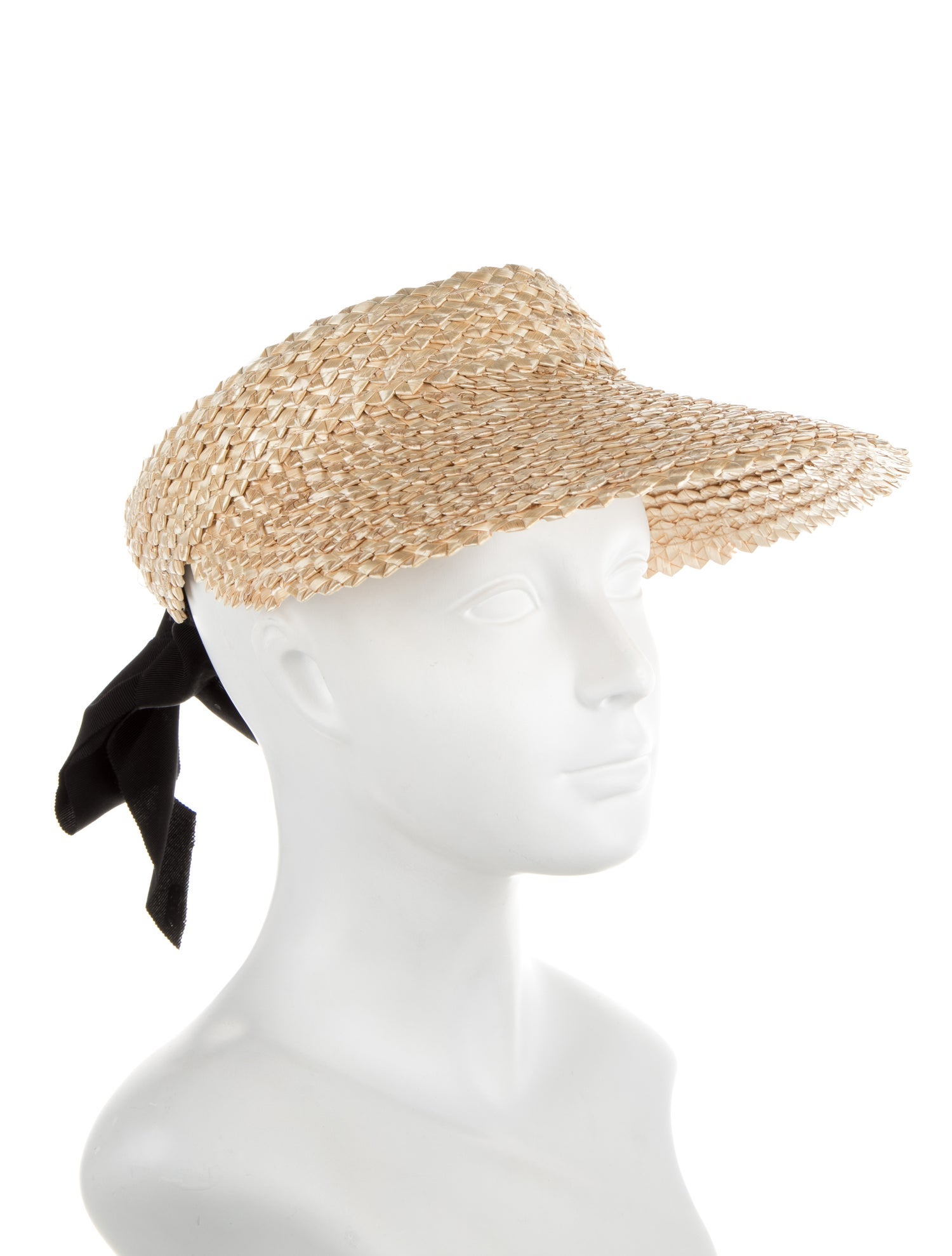 Eugenia Kim Neutral Ricky Straw Visor w/Tags