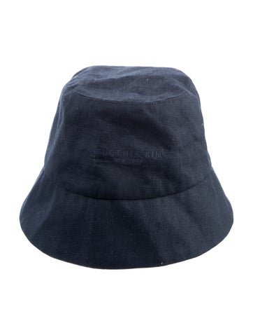 Pre-owned Eugenia Kim Blue Linen Bucket Hat W/tags