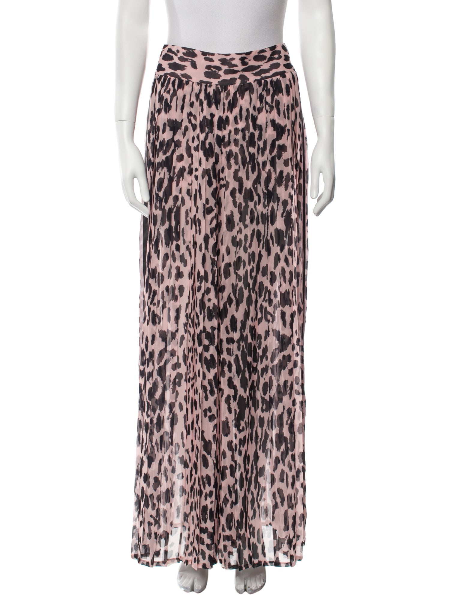 Eureka By Babylon Animal Print Wide Leg Pants