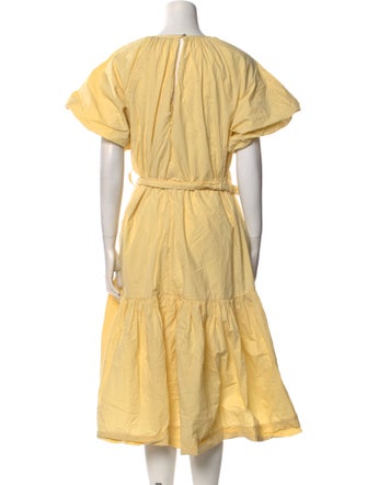 Eudon Choi Crew Neck Midi Length Dress