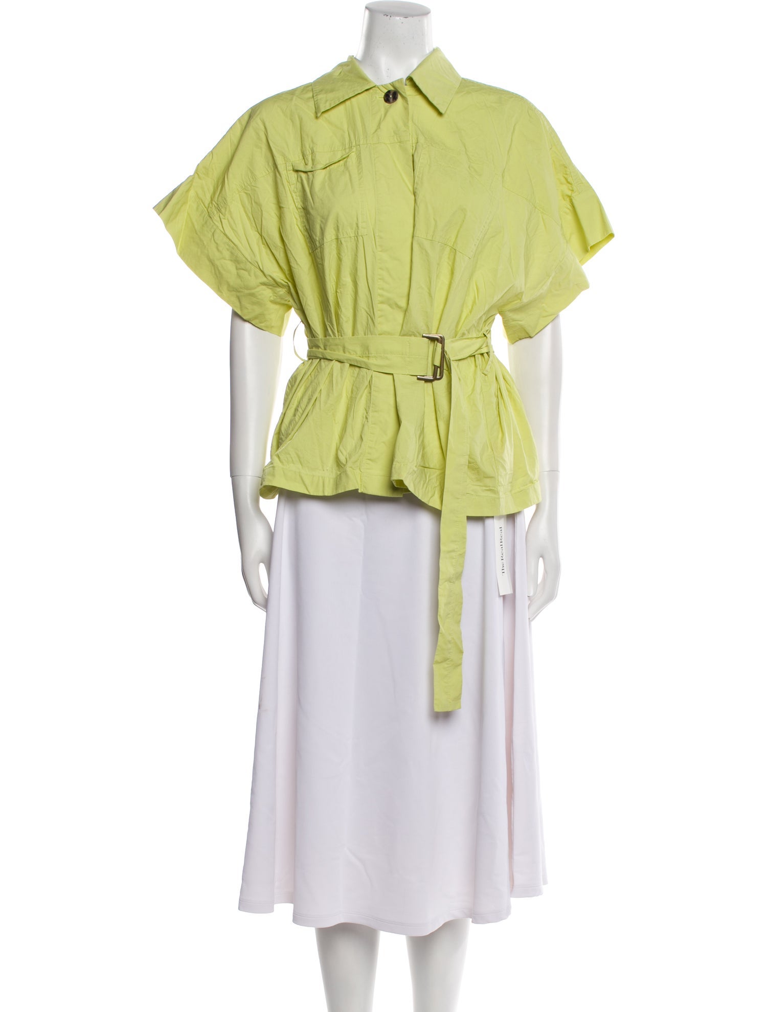 Eudon Choi Short Sleeve Button-Up Top