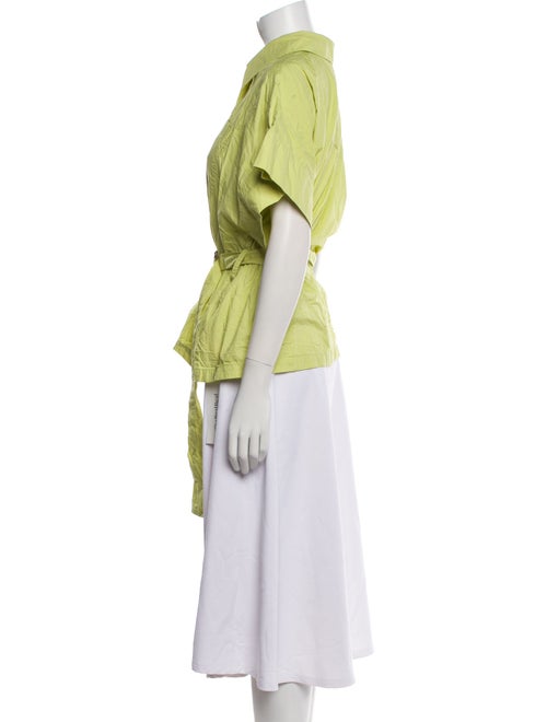 Eudon Choi Short Sleeve Button-Up Top