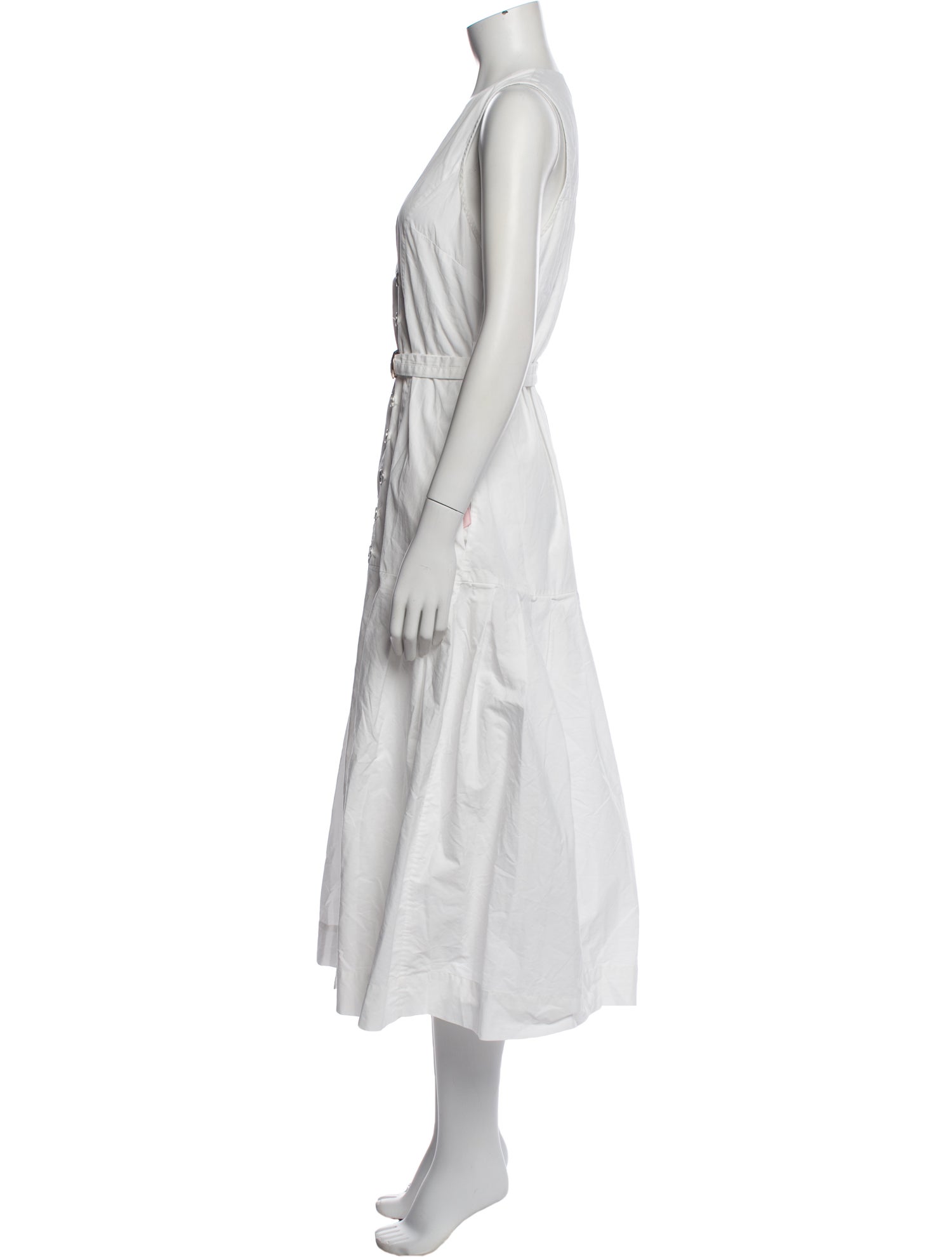 Eudon Choi V-Neck Long Dress