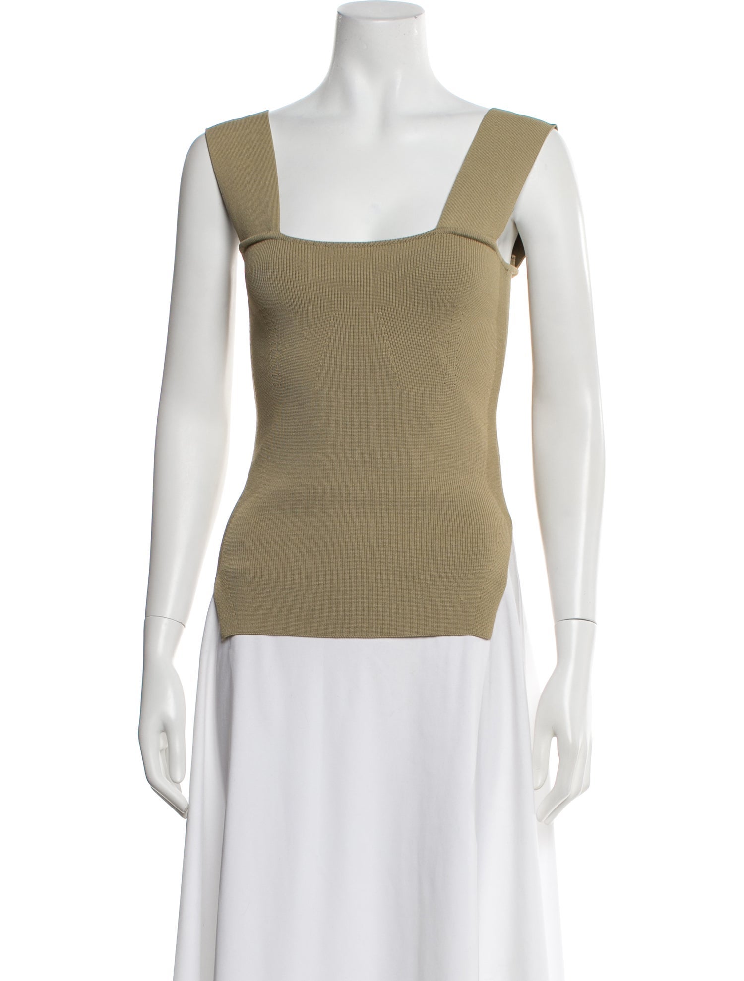 Eudon Choi Square Neckline Sleeveless Top