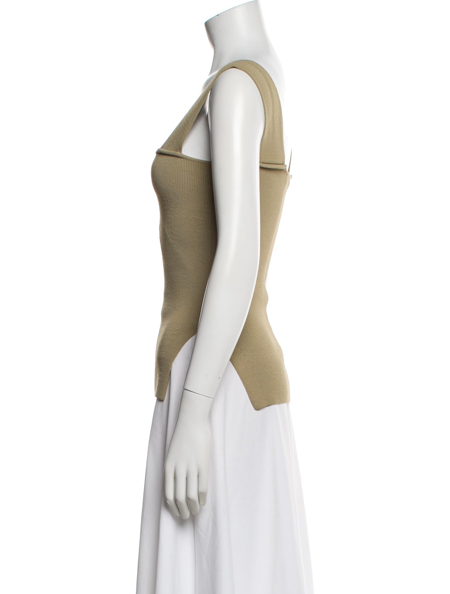 Eudon Choi Square Neckline Sleeveless Top