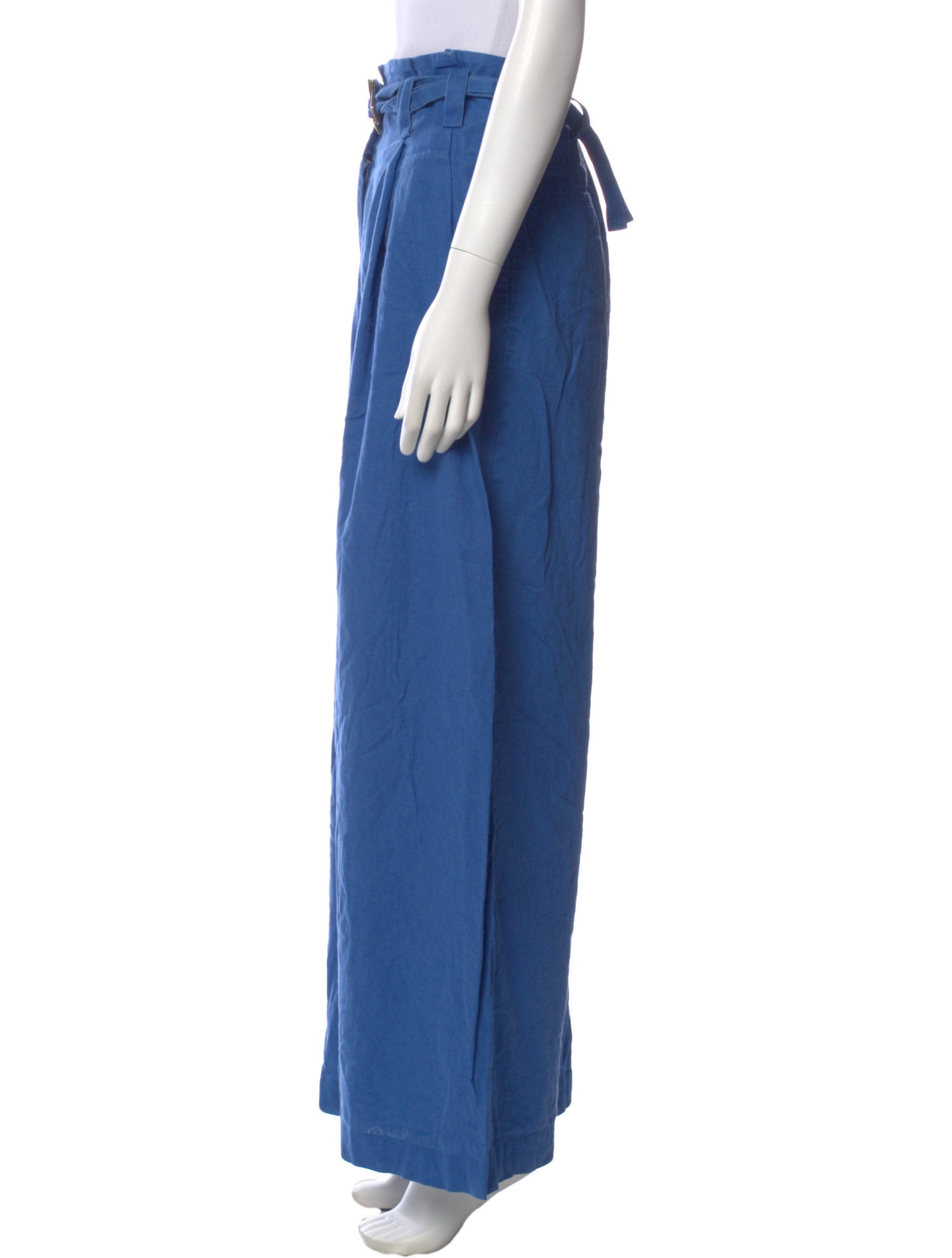 Eudon Choi Linen Wide Leg Pants