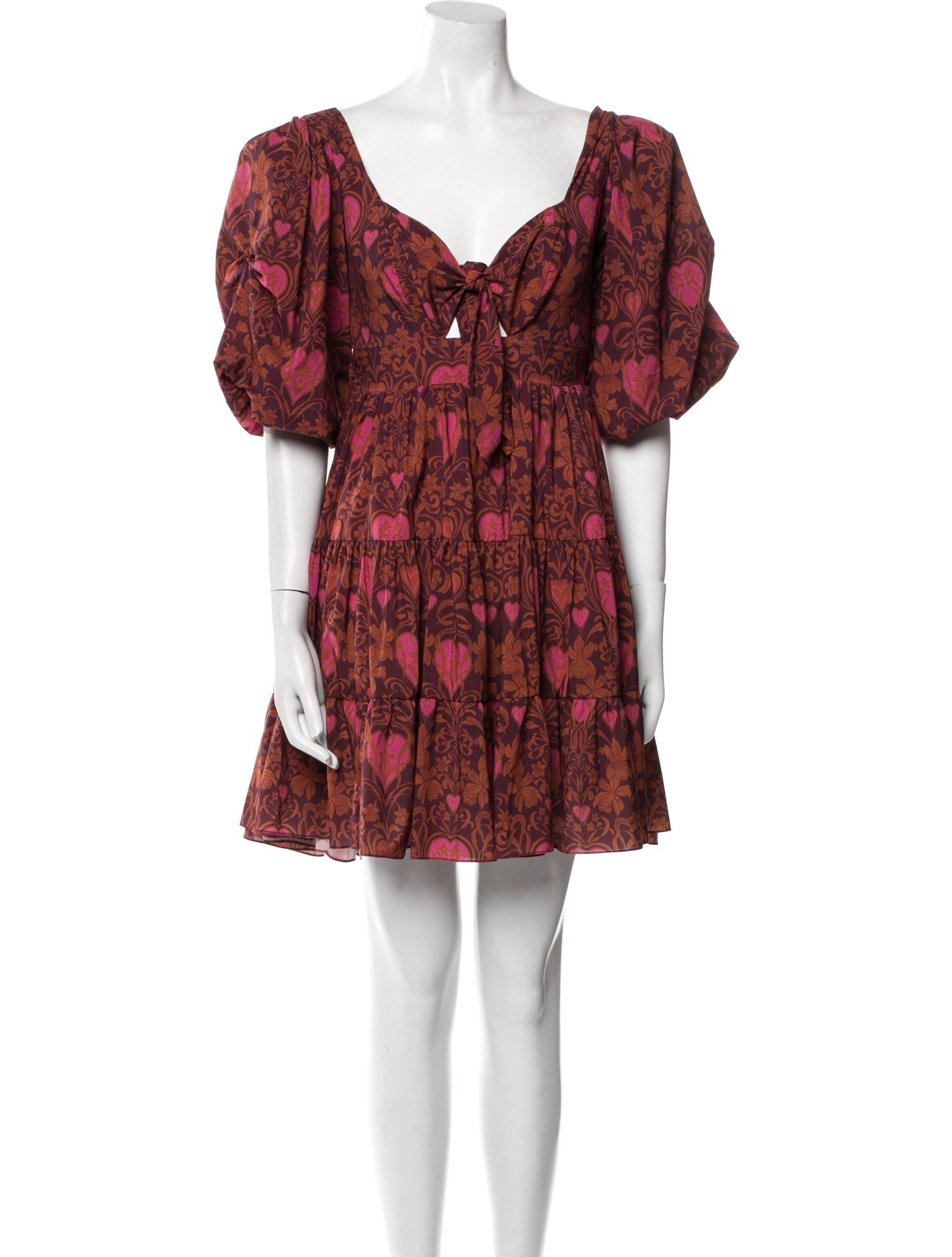 Eugenia Fernandez Floral Print Mini Dress