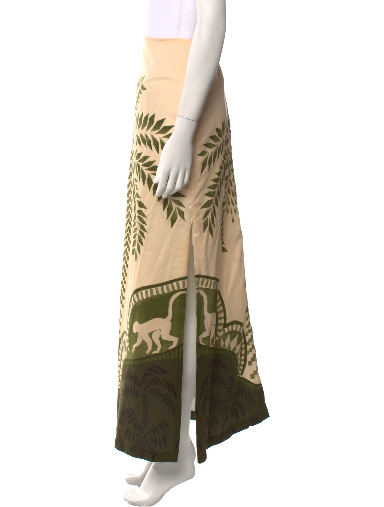 Eugenia Fernandez Printed Midi Length Skirt