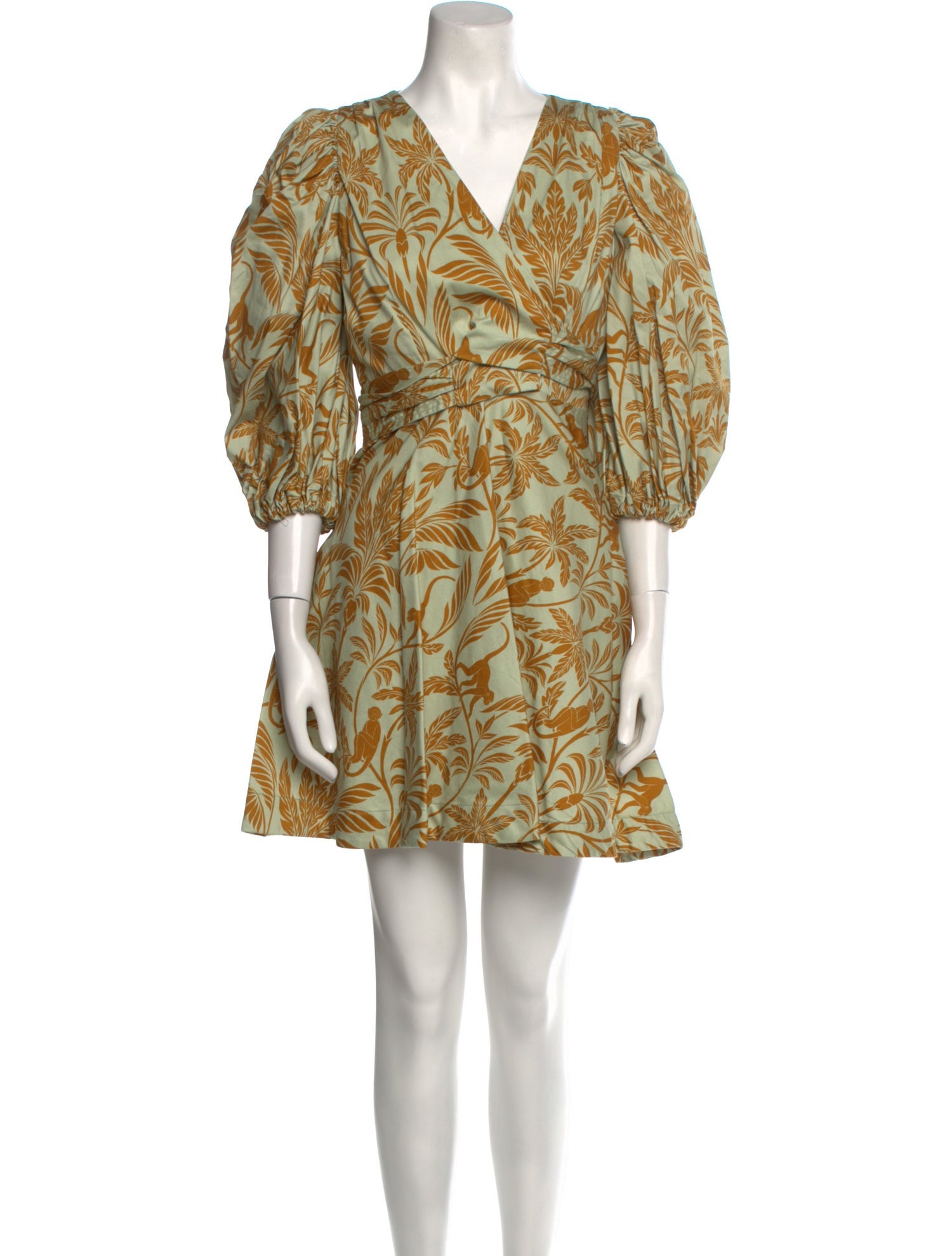 Eugenia Fernandez Printed Mini Dress