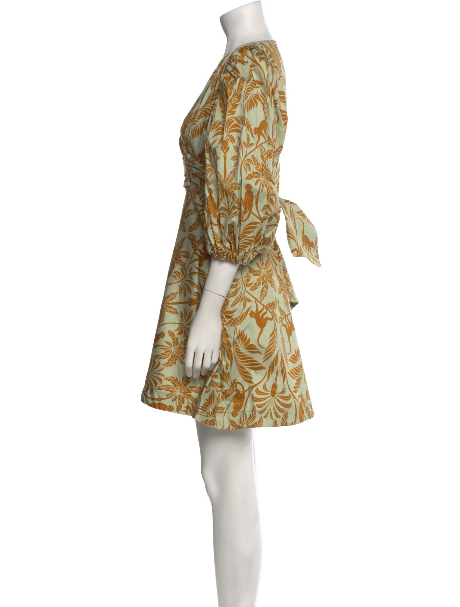 Eugenia Fernandez Printed Mini Dress