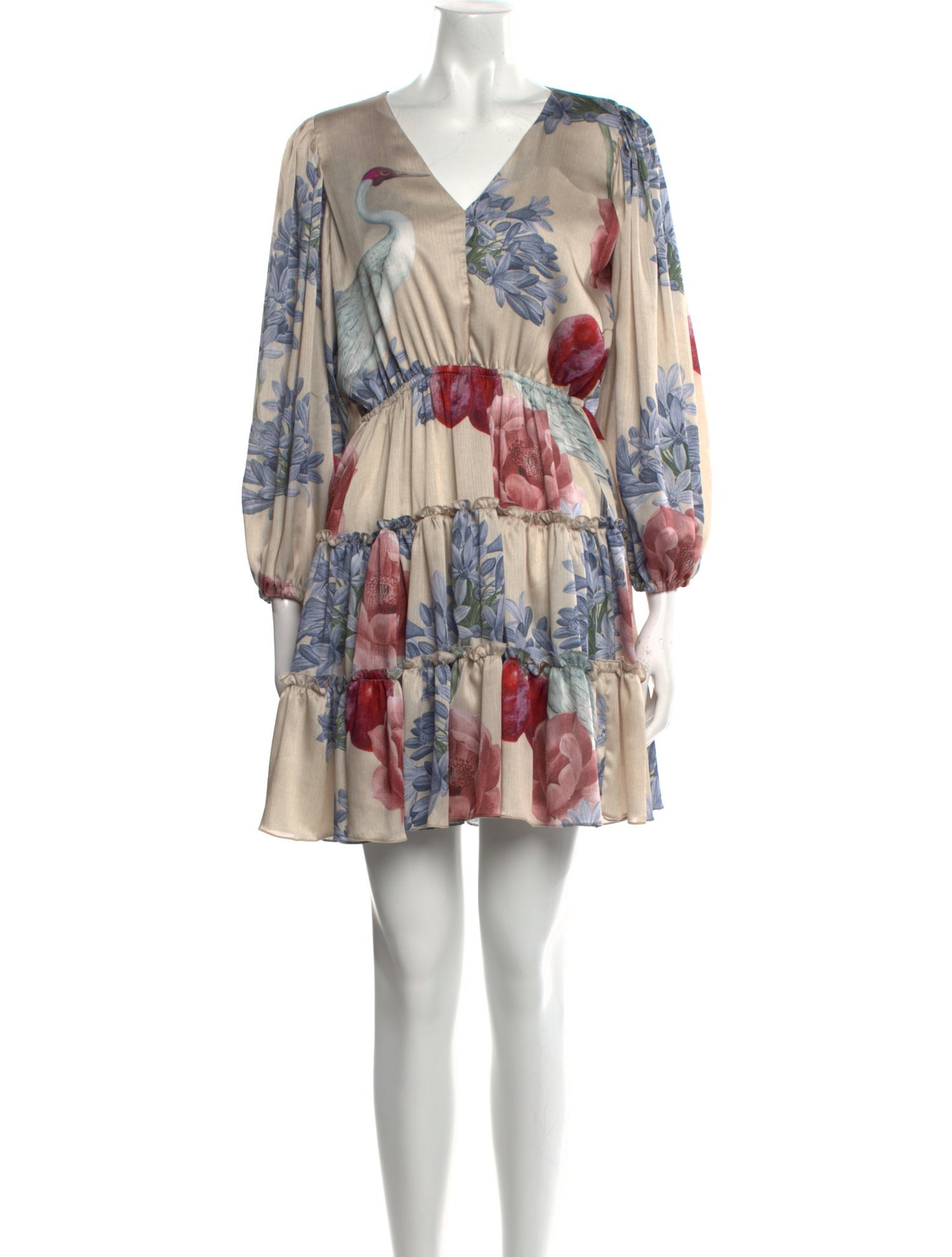 Eugenia Fernandez Printed Mini Dress