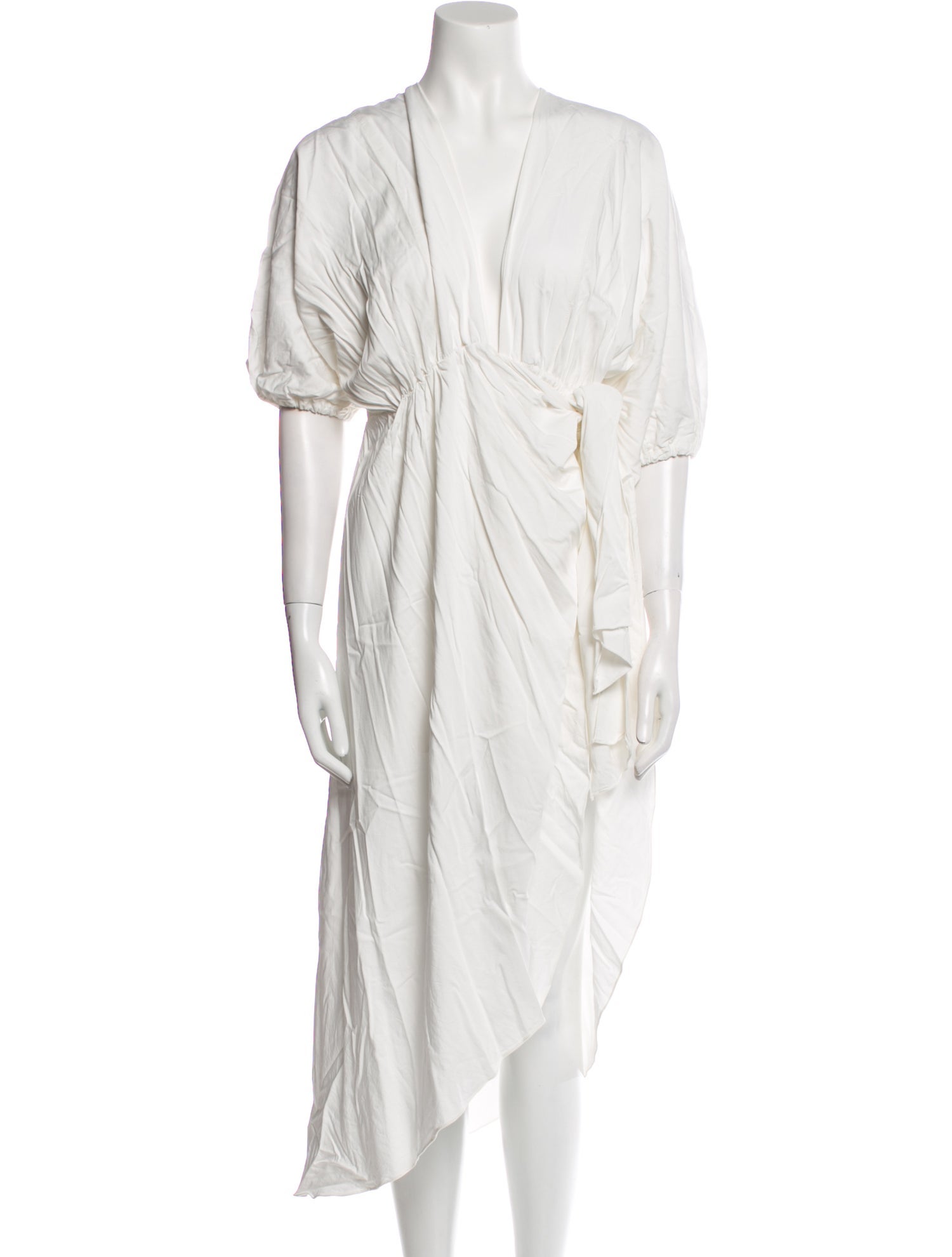 Eugenia Fernandez V-Neck Long Dress