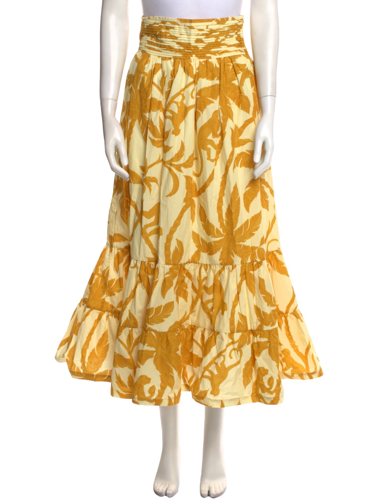 Eugenia Fernandez Printed Midi Length Skirt w/ Tags