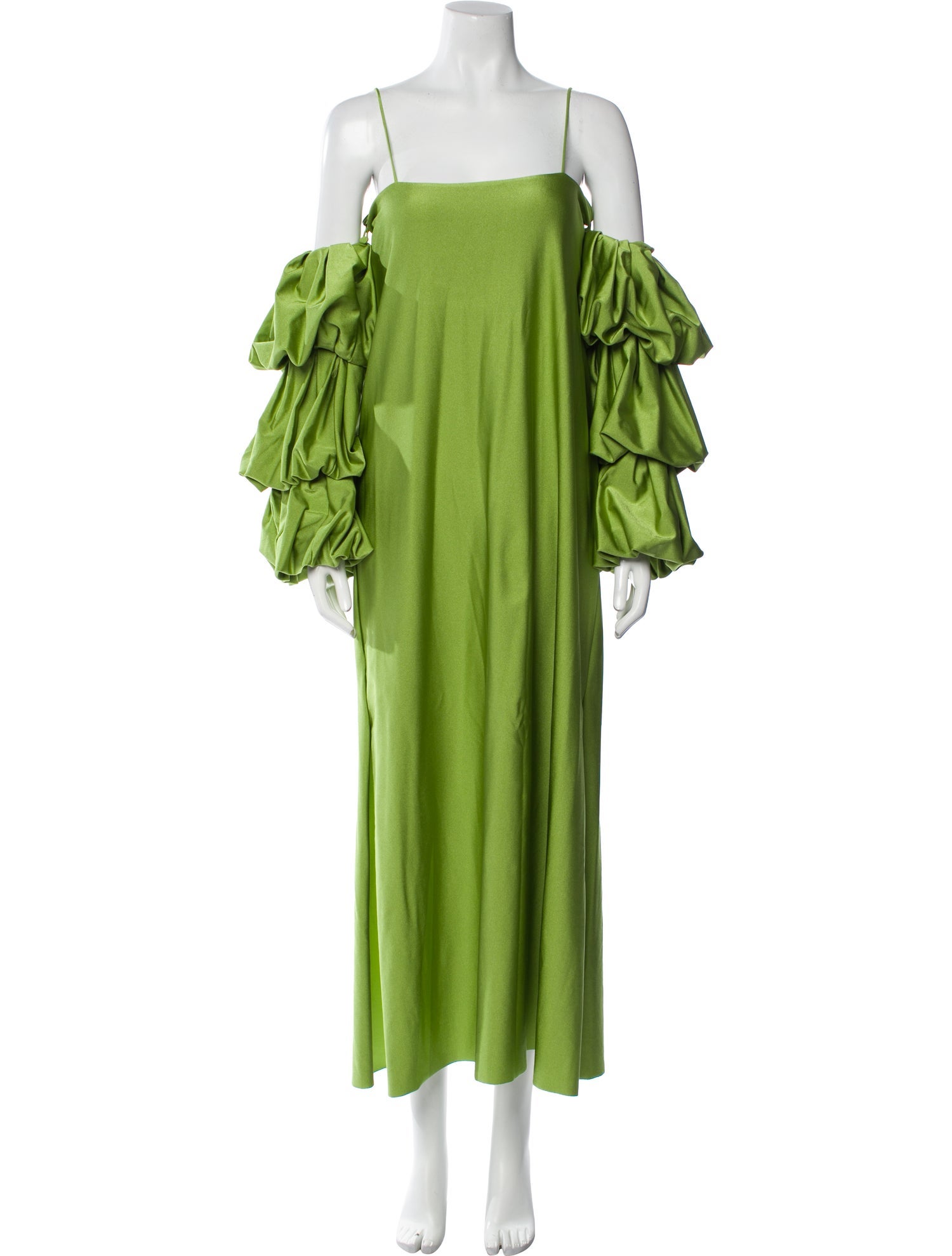 Eugenia Fernandez Square Neckline Long Dress