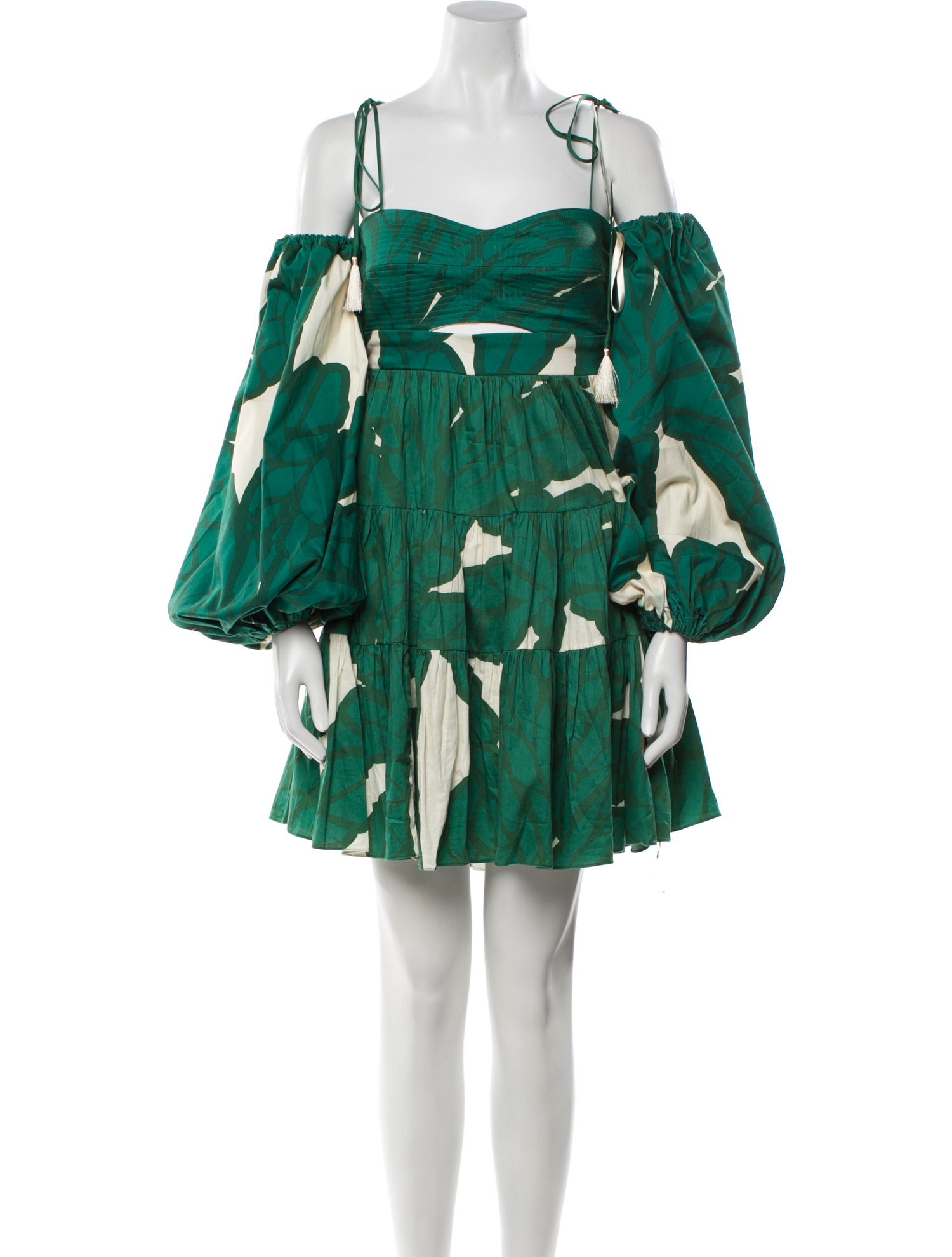 Eugenia Fernandez Silk Mini Dress