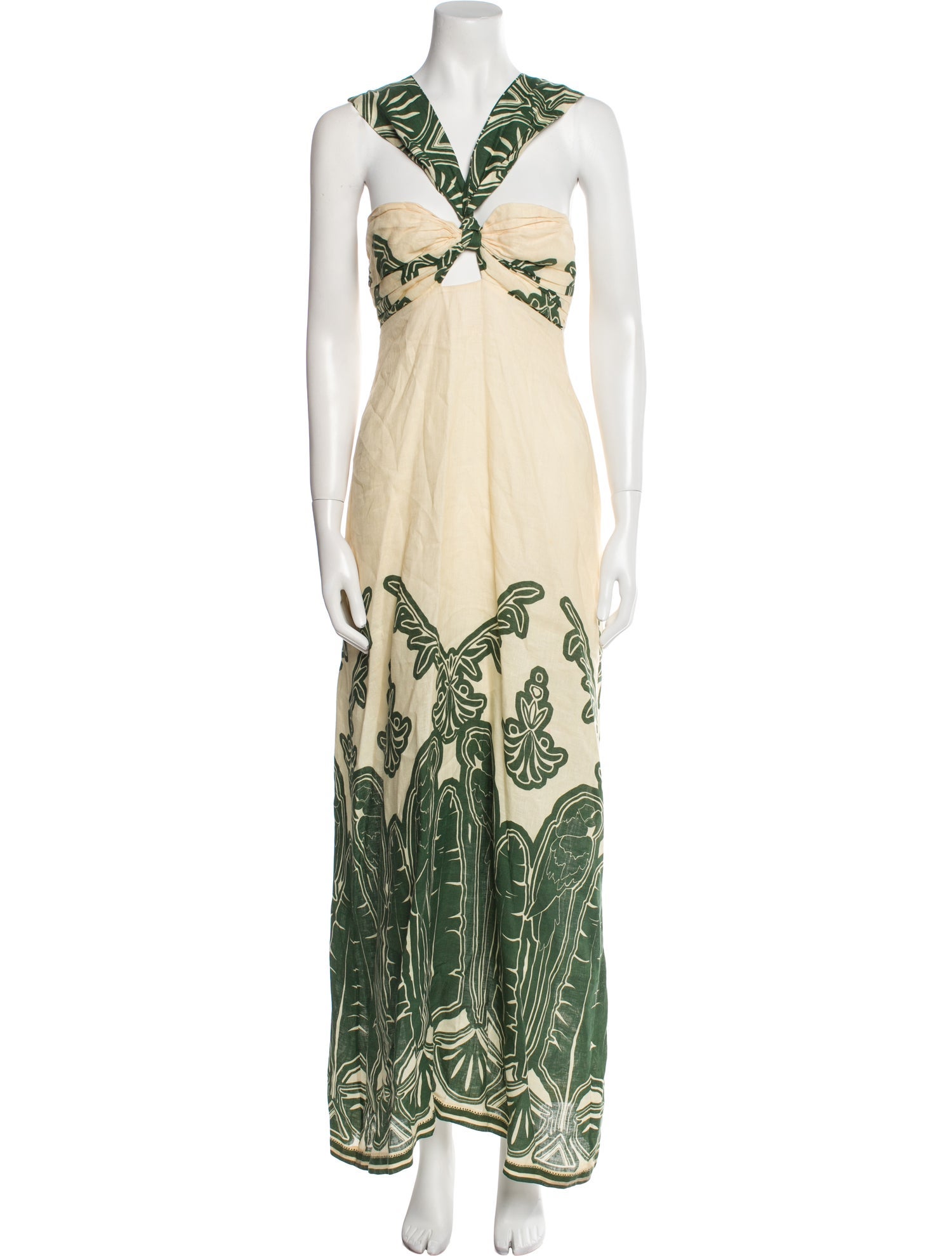 Eugenia Fernandez Linen Long Dress