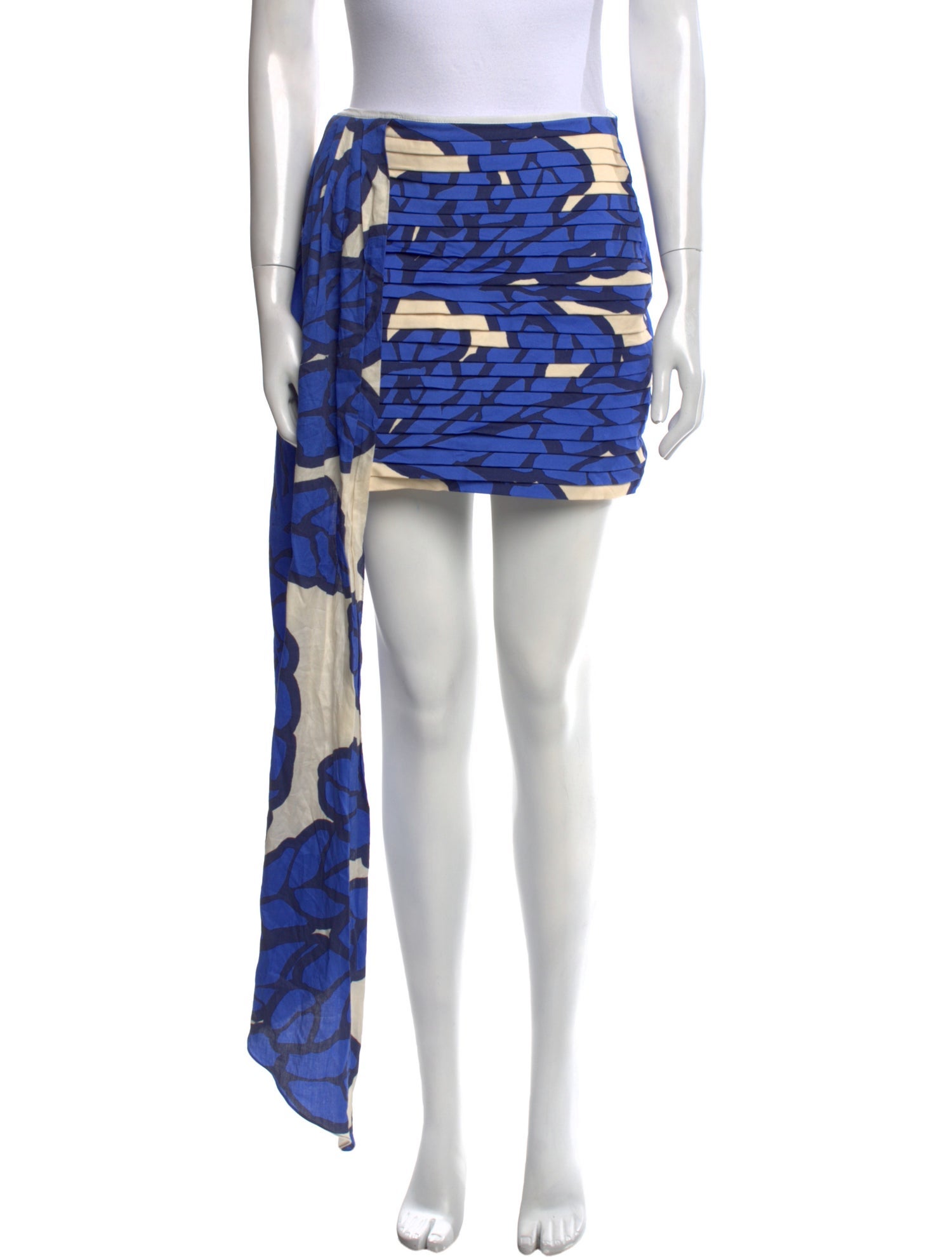 Eugenia Fernandez Printed Mini Skirt