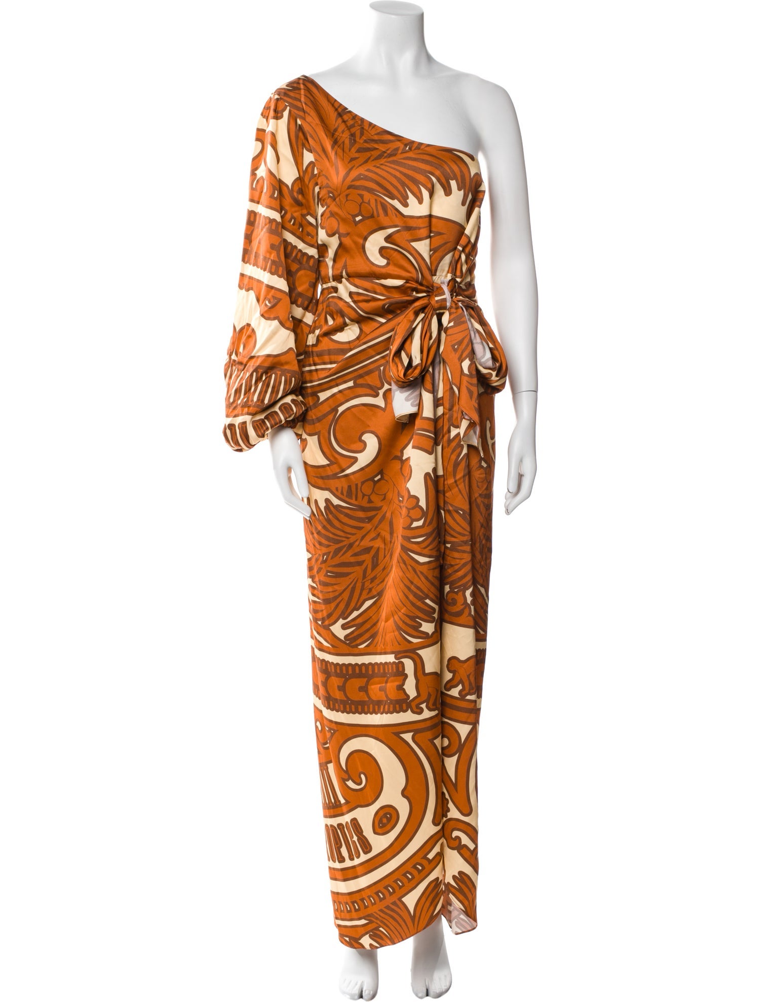 Eugenia Fernandez Printed Long Dress