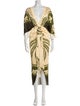 Eugenia Fernandez Printed Midi Length Dress