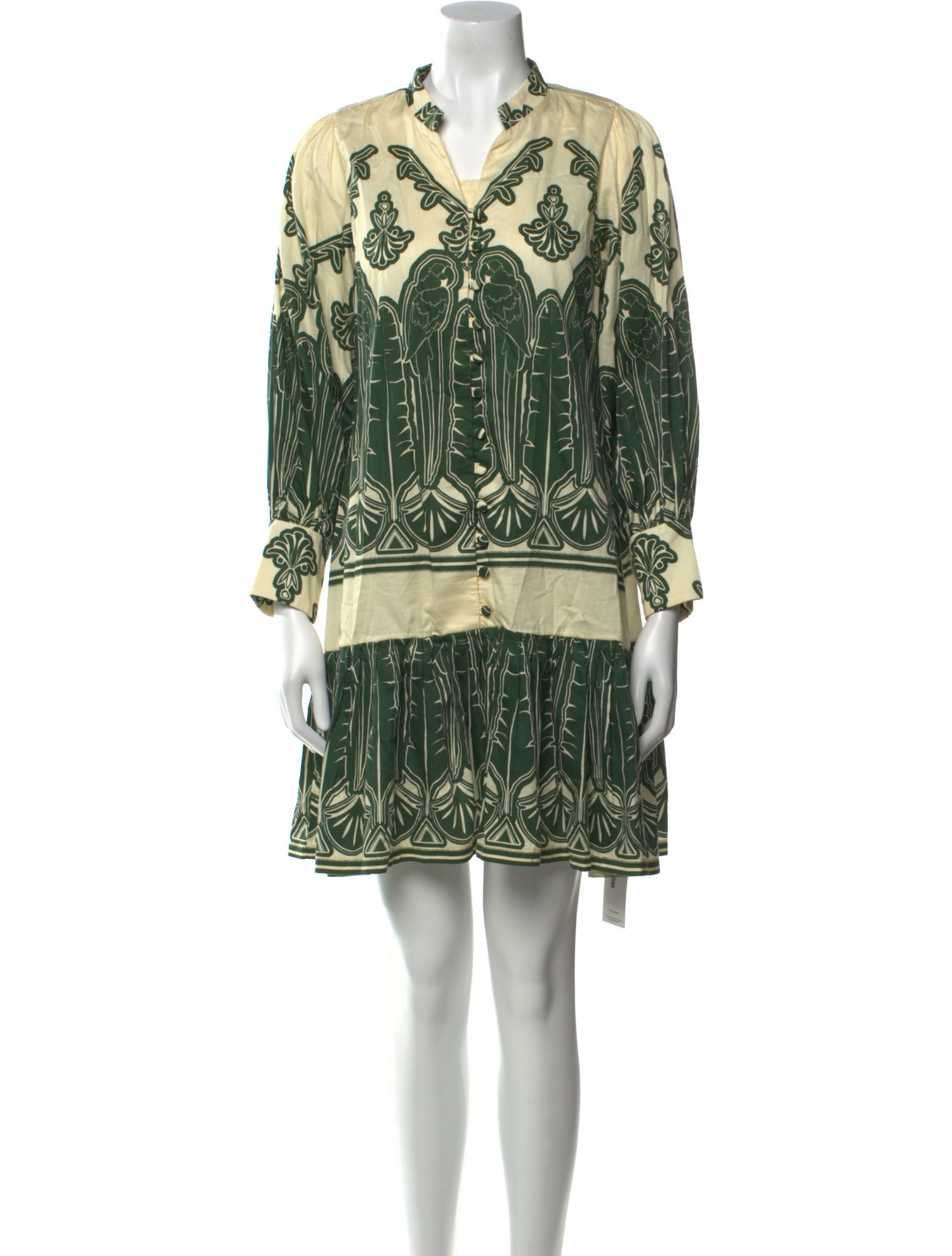 Eugenia Fernandez Printed Mini Dress