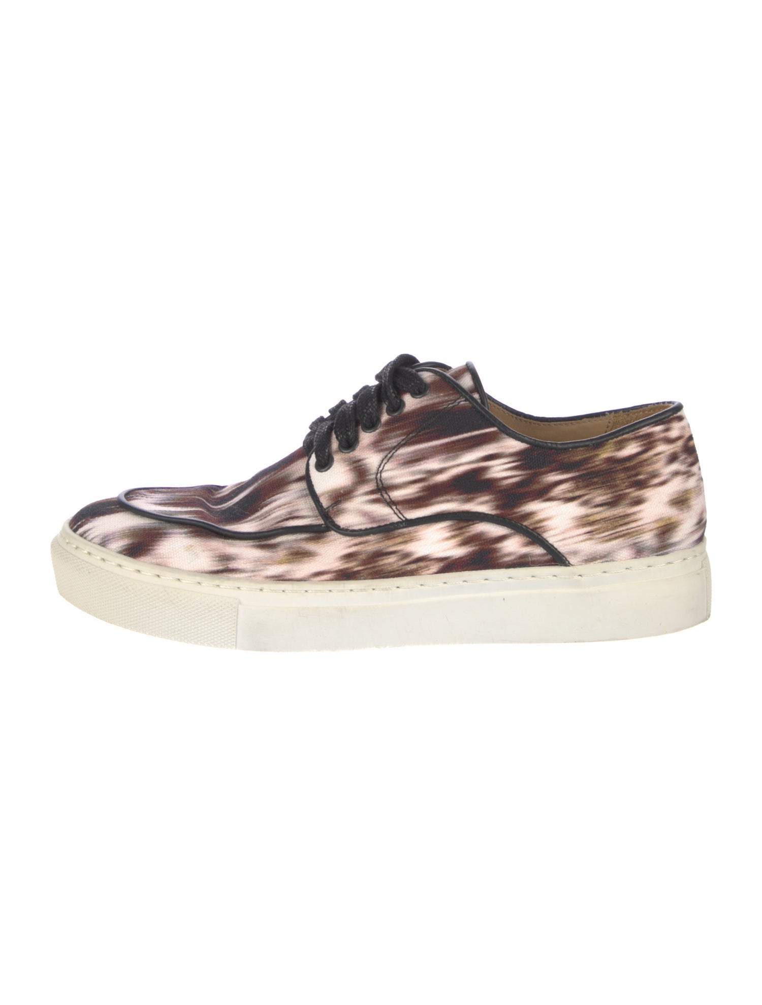 Eugène Riconneaus Canvas Printed Sneakers