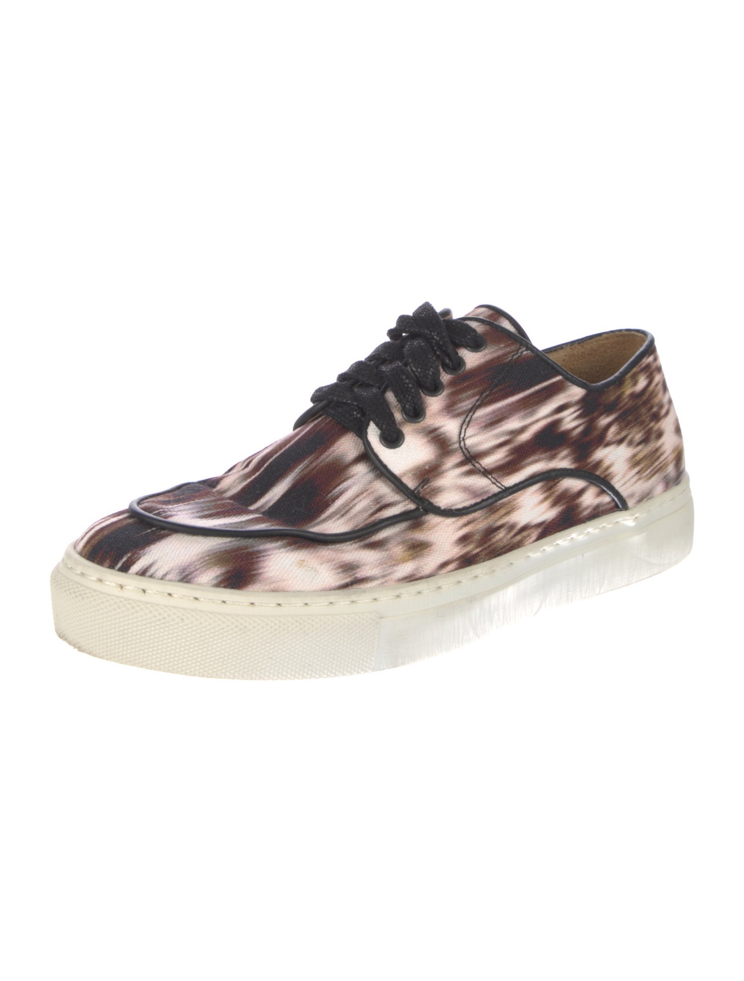 Eugène Riconneaus Canvas Printed Sneakers