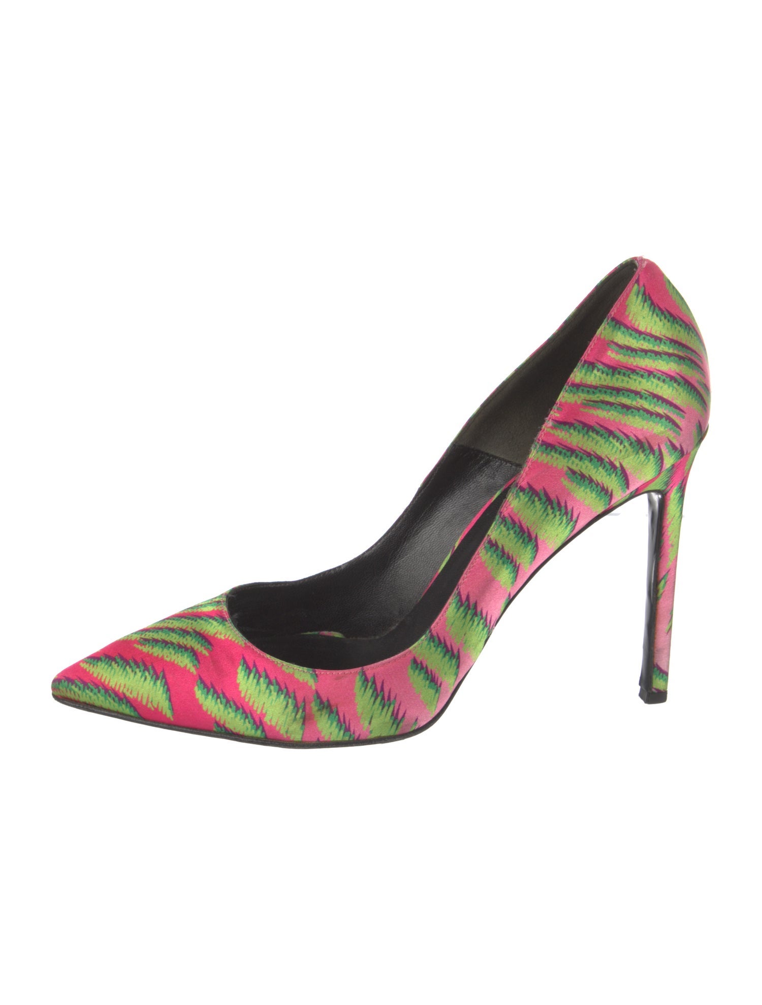 Eugène Riconneaus Suede Printed Pumps