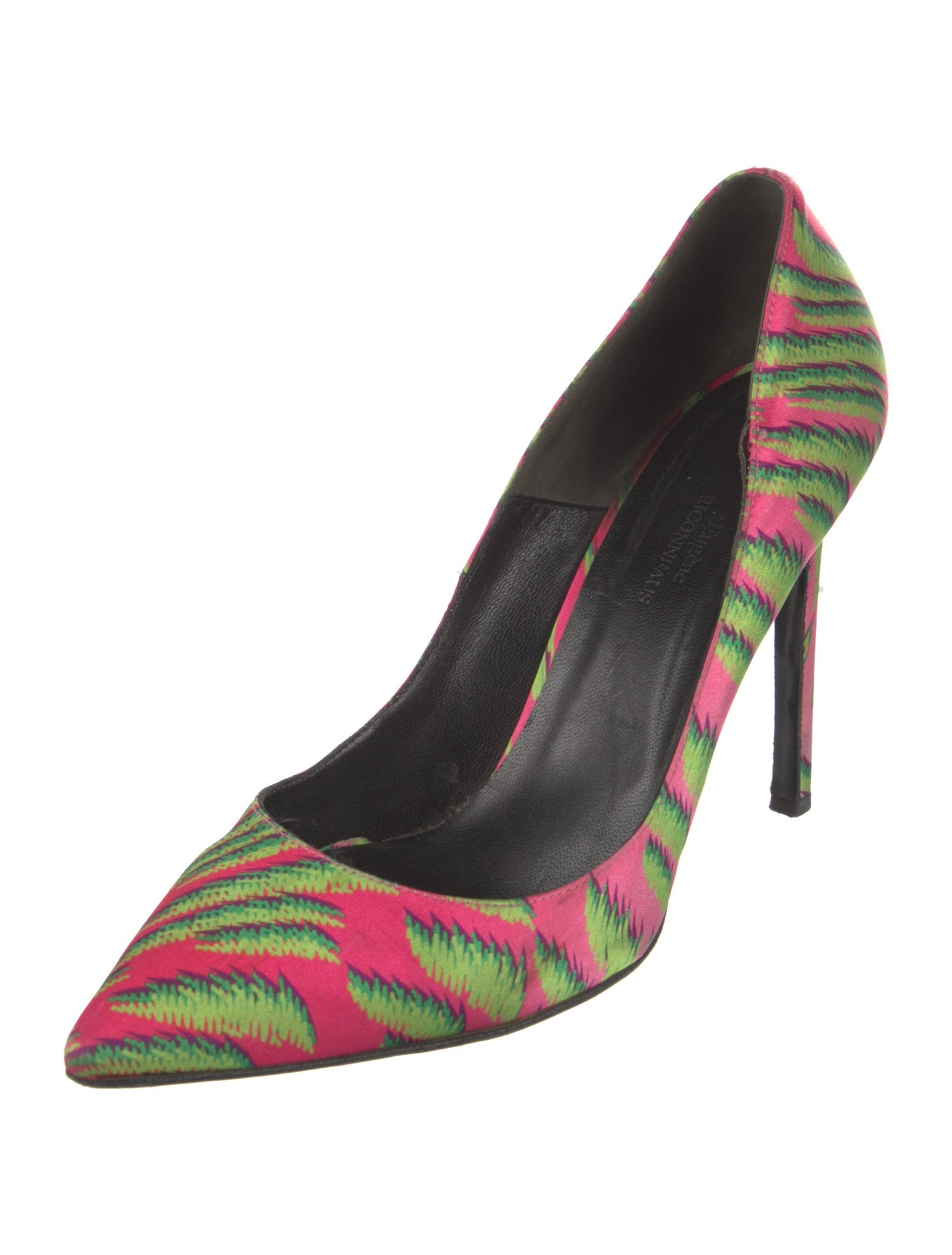 Eugène Riconneaus Suede Printed Pumps