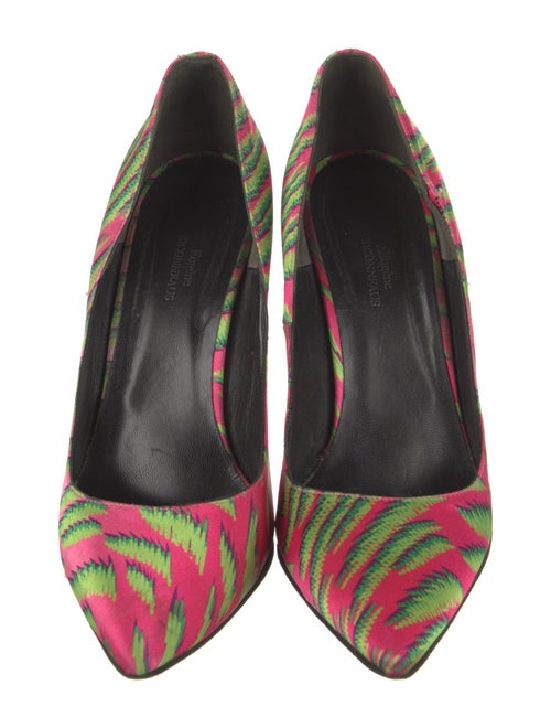 Eugène Riconneaus Suede Printed Pumps