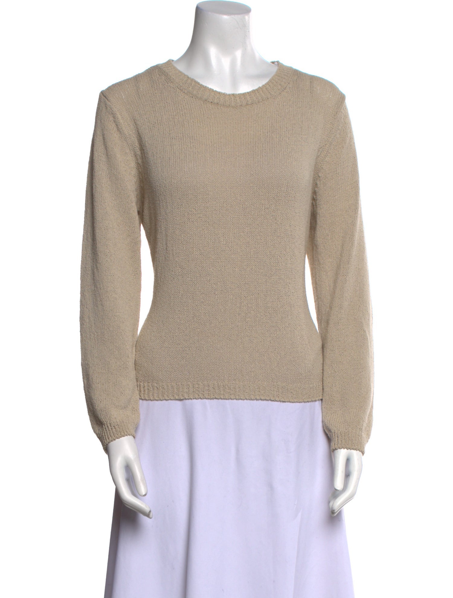 Evam Eva Crew Neck Long Sleeve Sweatshirt