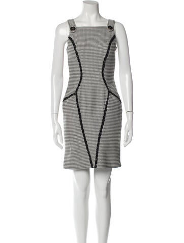 Eva Franco Dresses Houndstooth Print Mini Dress XS