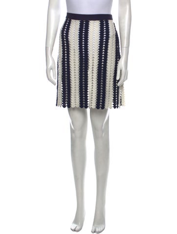 Eva Franco Skirts Striped Mini Skirt S