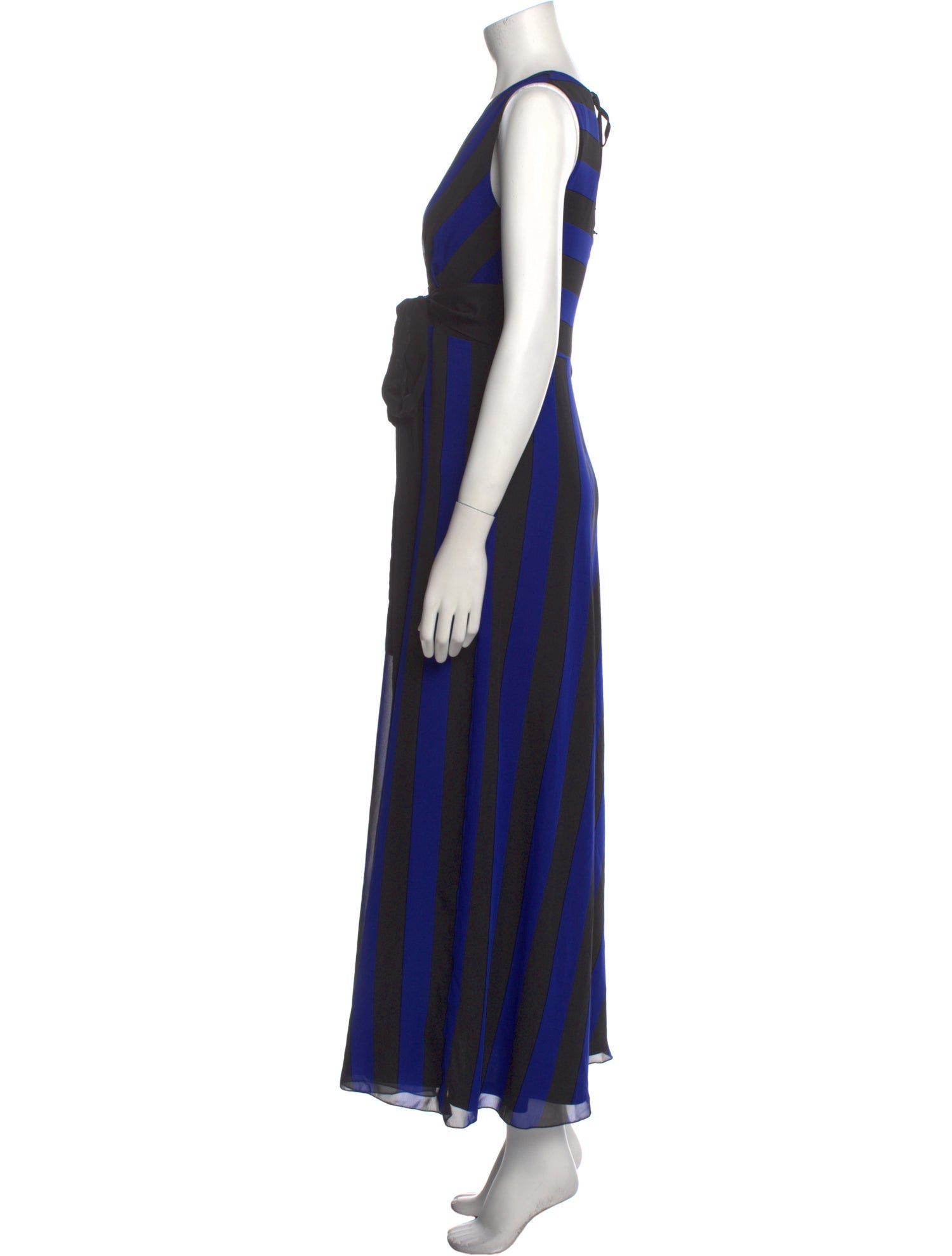 Eva Franco Striped Long Dress