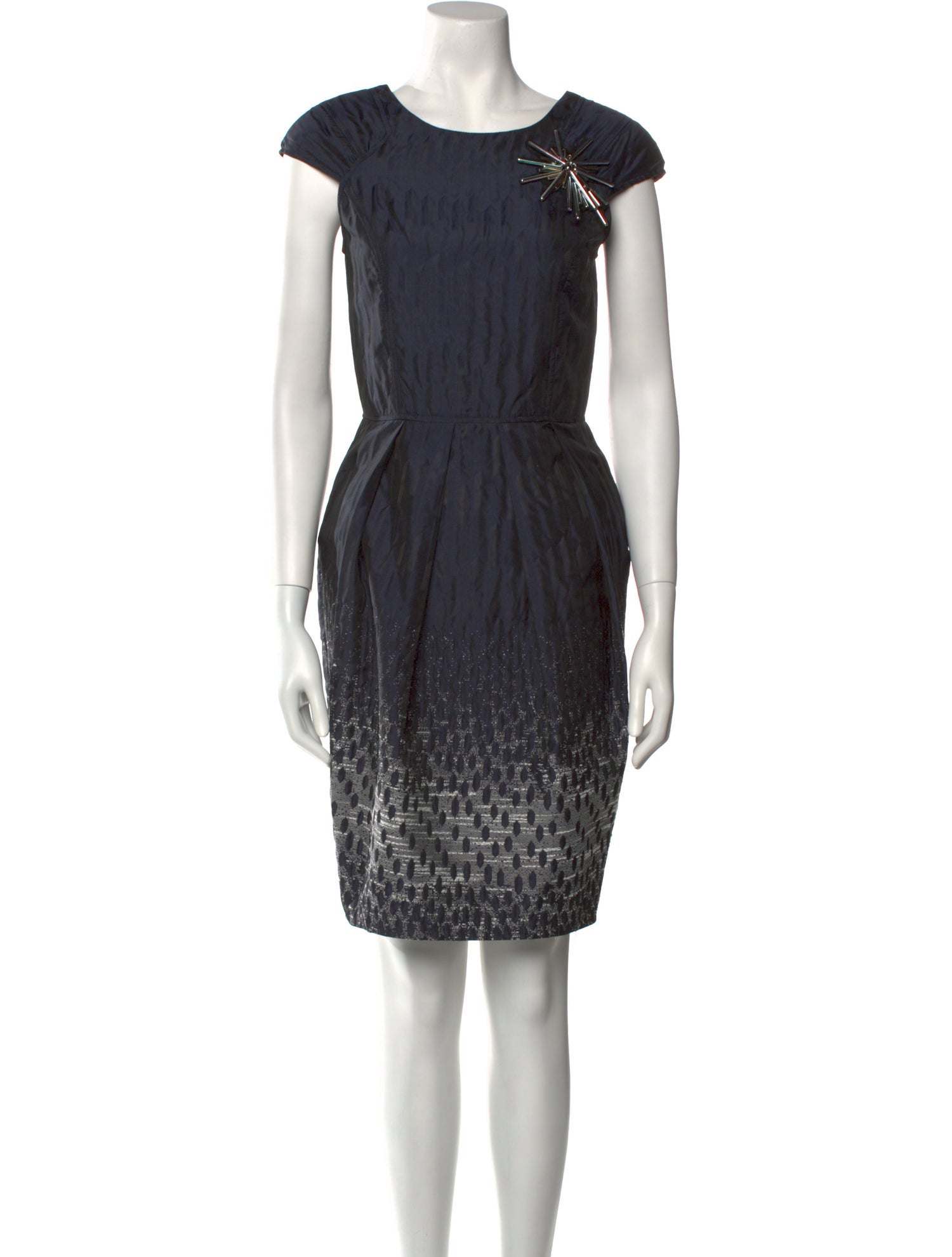 Eva Franco Printed Knee-Length Dress