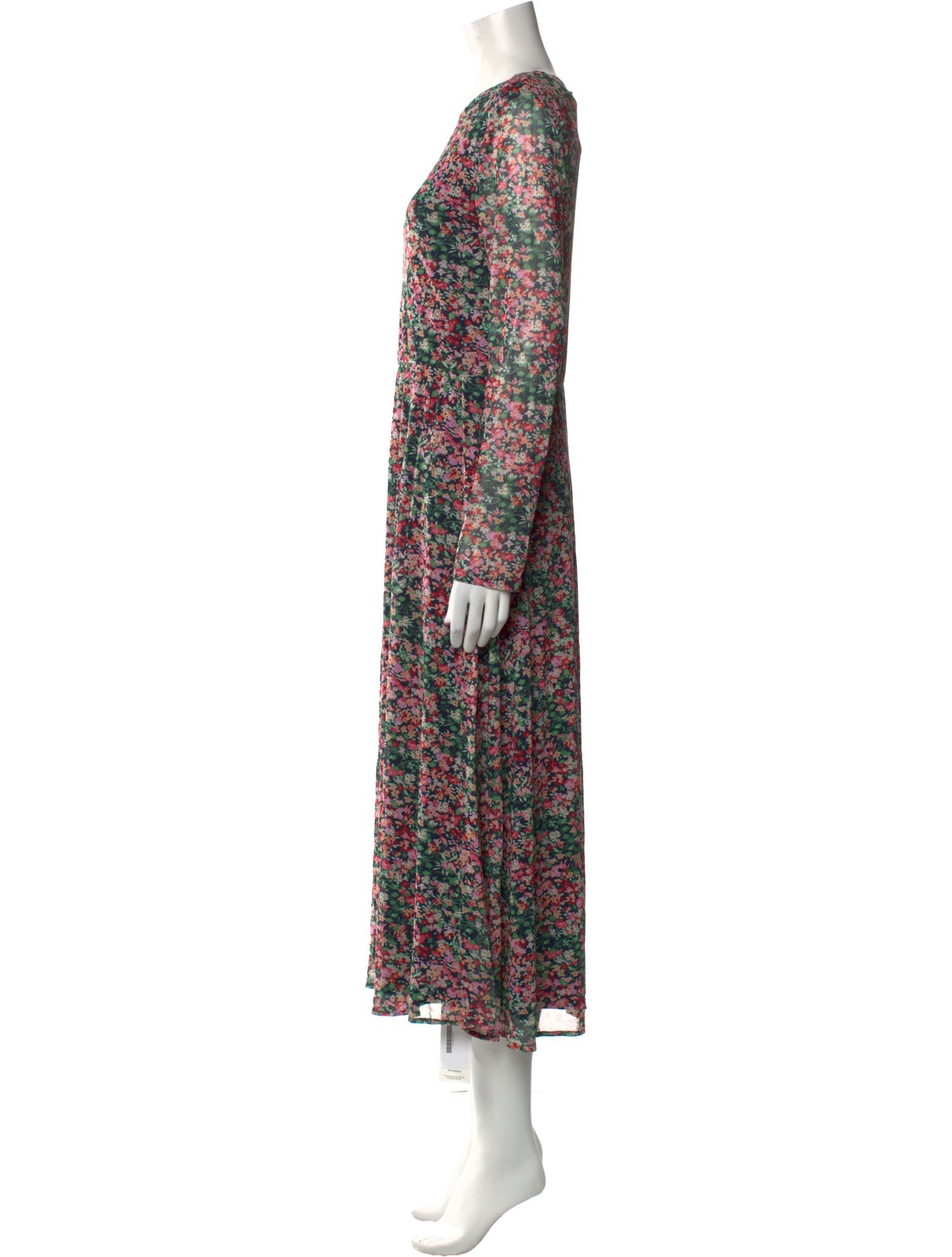 Eva Franco Floral Print Midi Length Dress