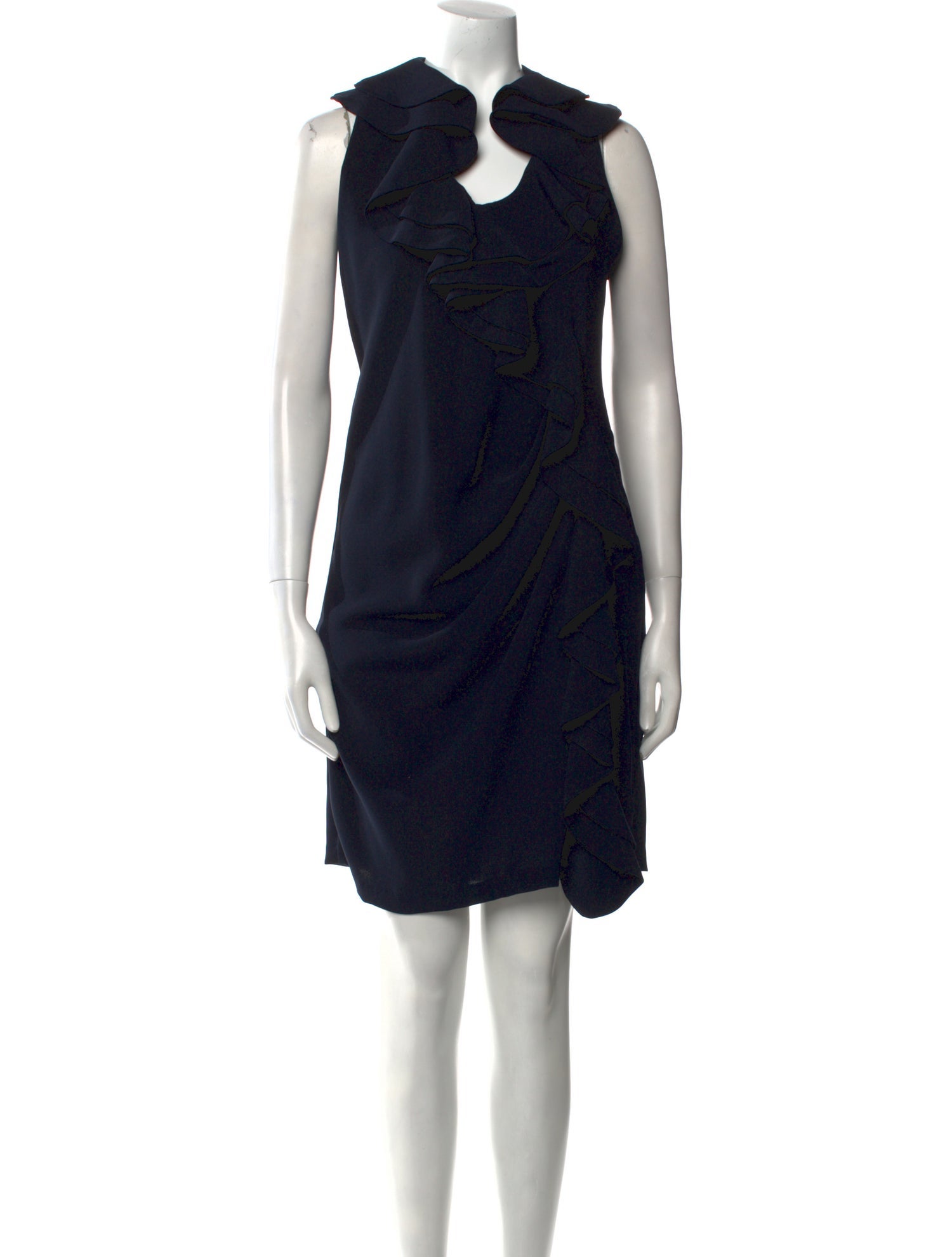 Eva Franco Crew Neck Midi Length Dress