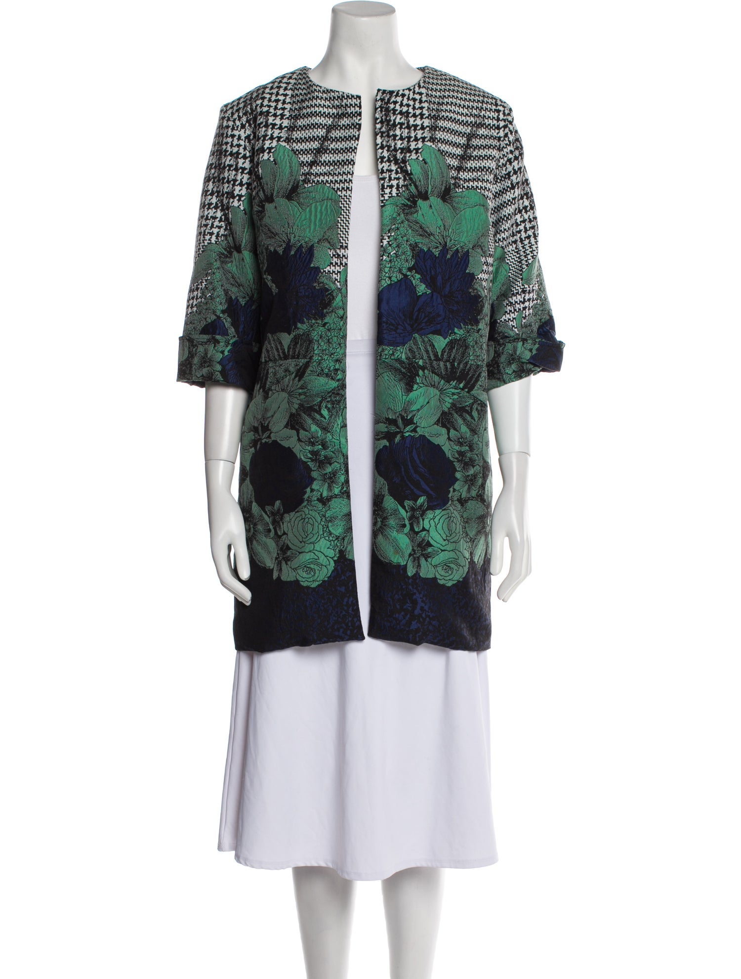 Eva Franco Floral Print Evening Jacket