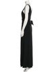 Eva Franco V-Neck Long Dress