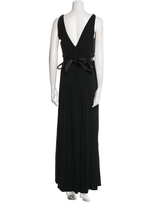 Eva Franco V-Neck Long Dress