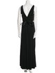 Eva Franco V-Neck Long Dress