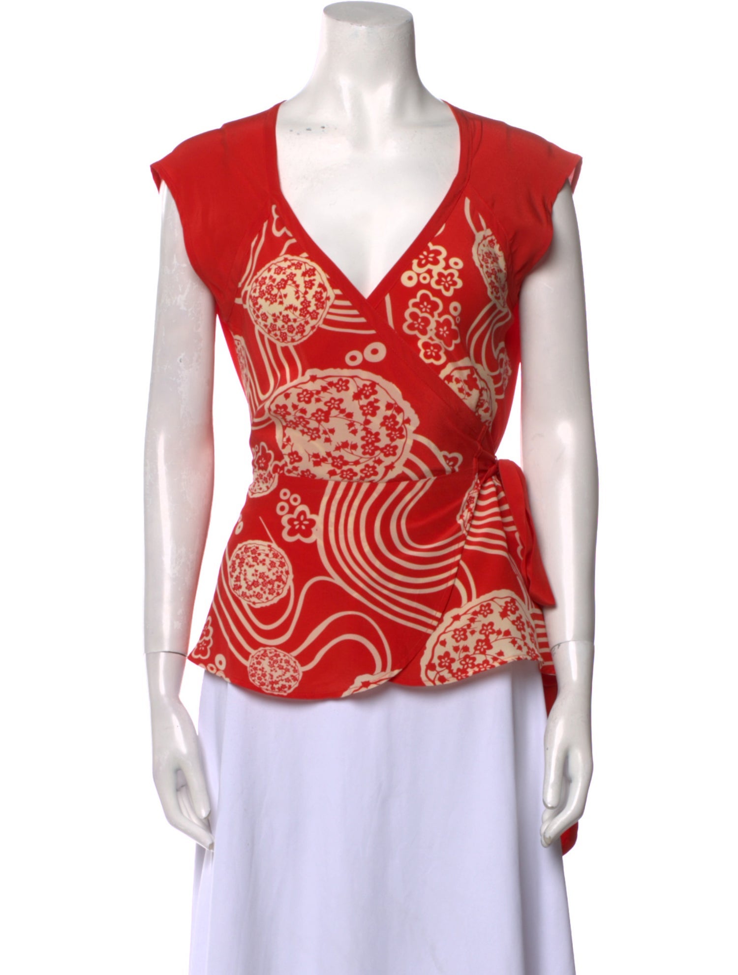 Eva Franco Silk Printed Blouse