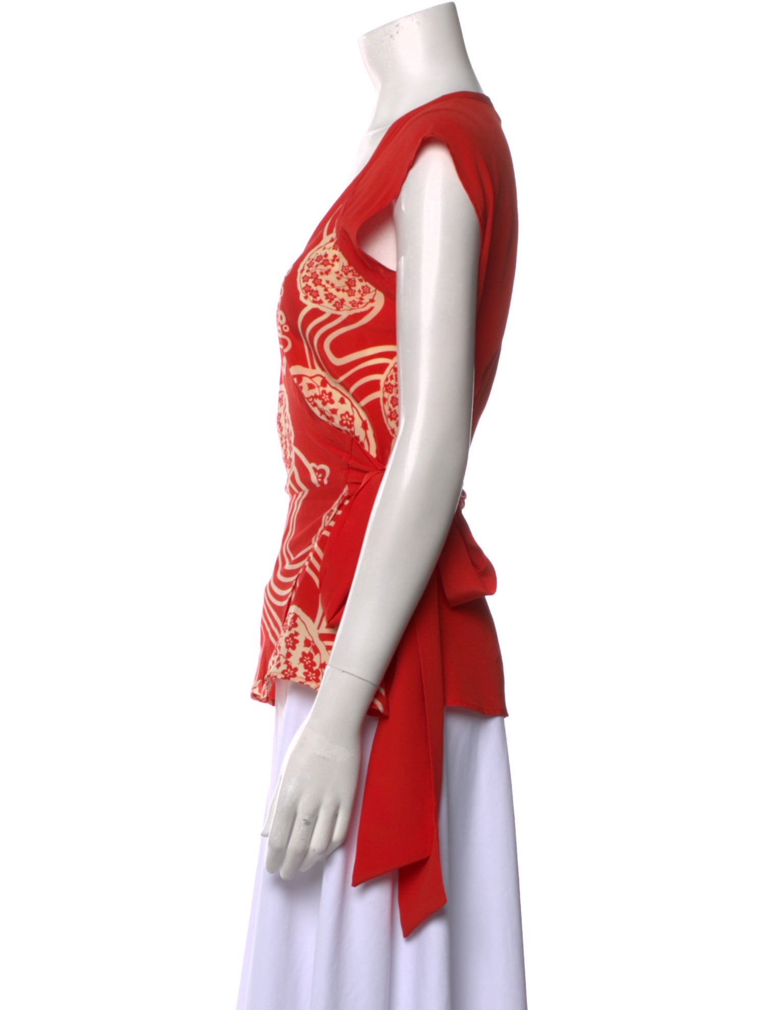 Eva Franco Silk Printed Blouse