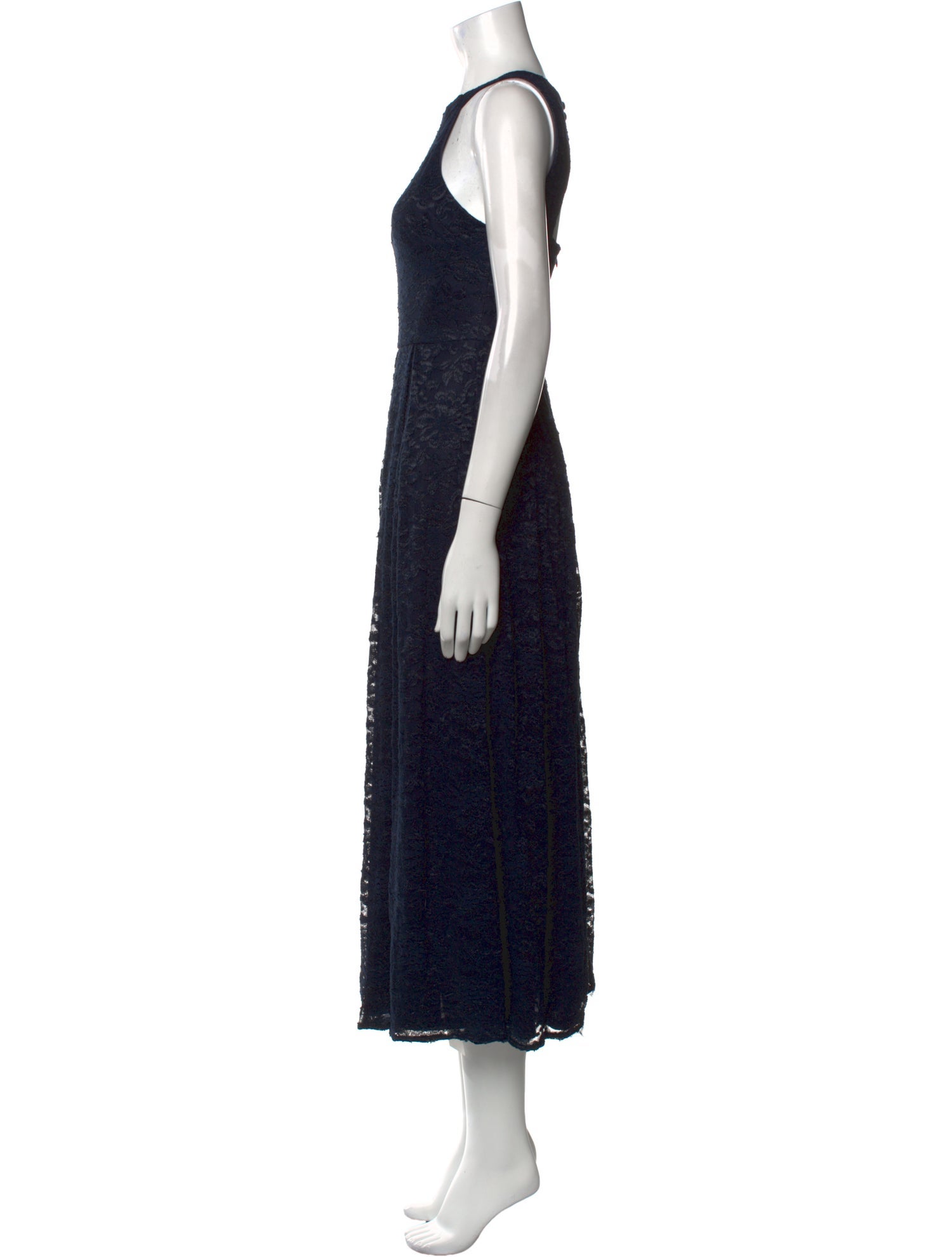 Eva Franco Crew Neck Long Dress